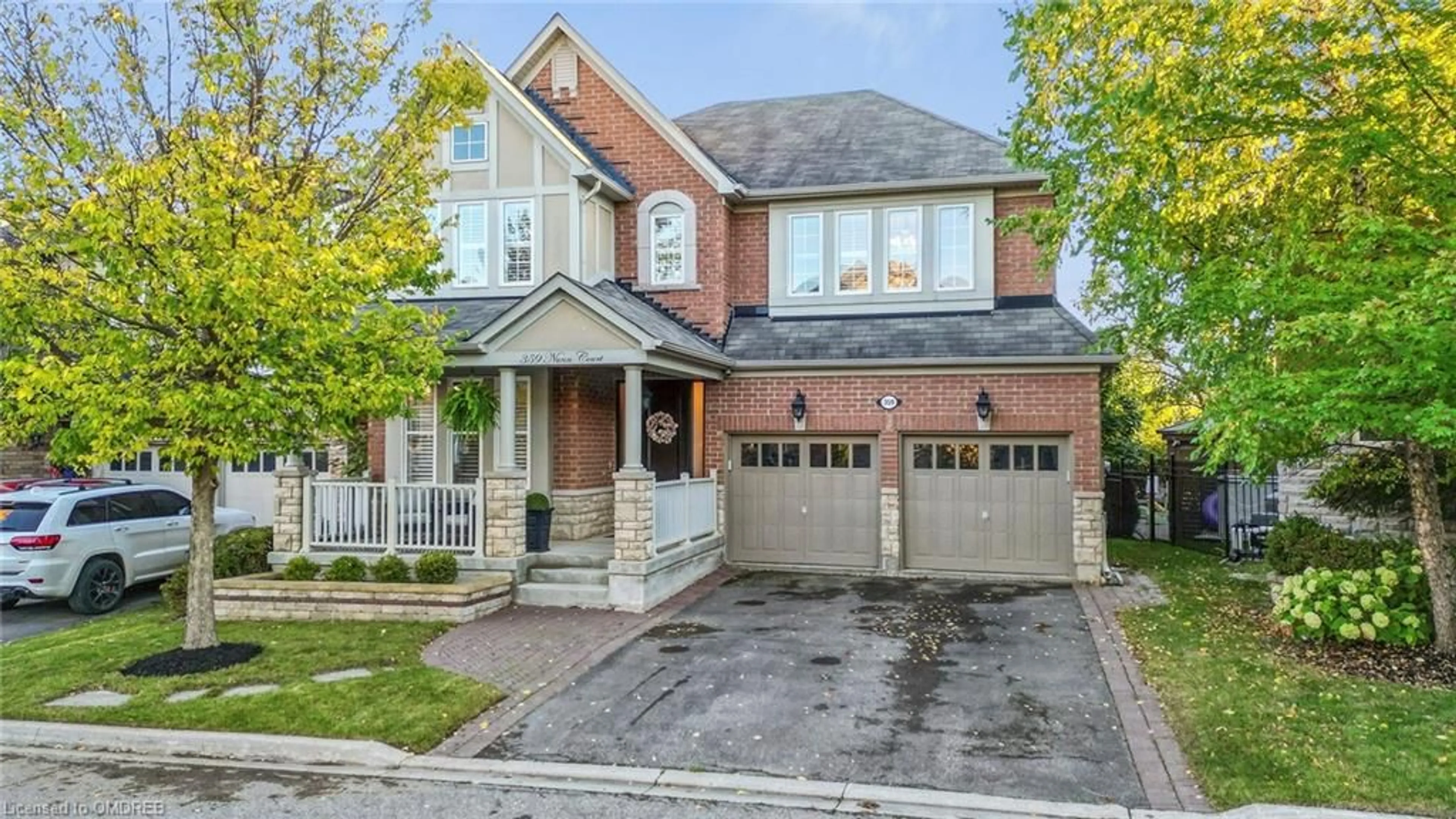 Home with brick exterior material for 359 Nunn Crt, Milton Ontario L9T 7M3