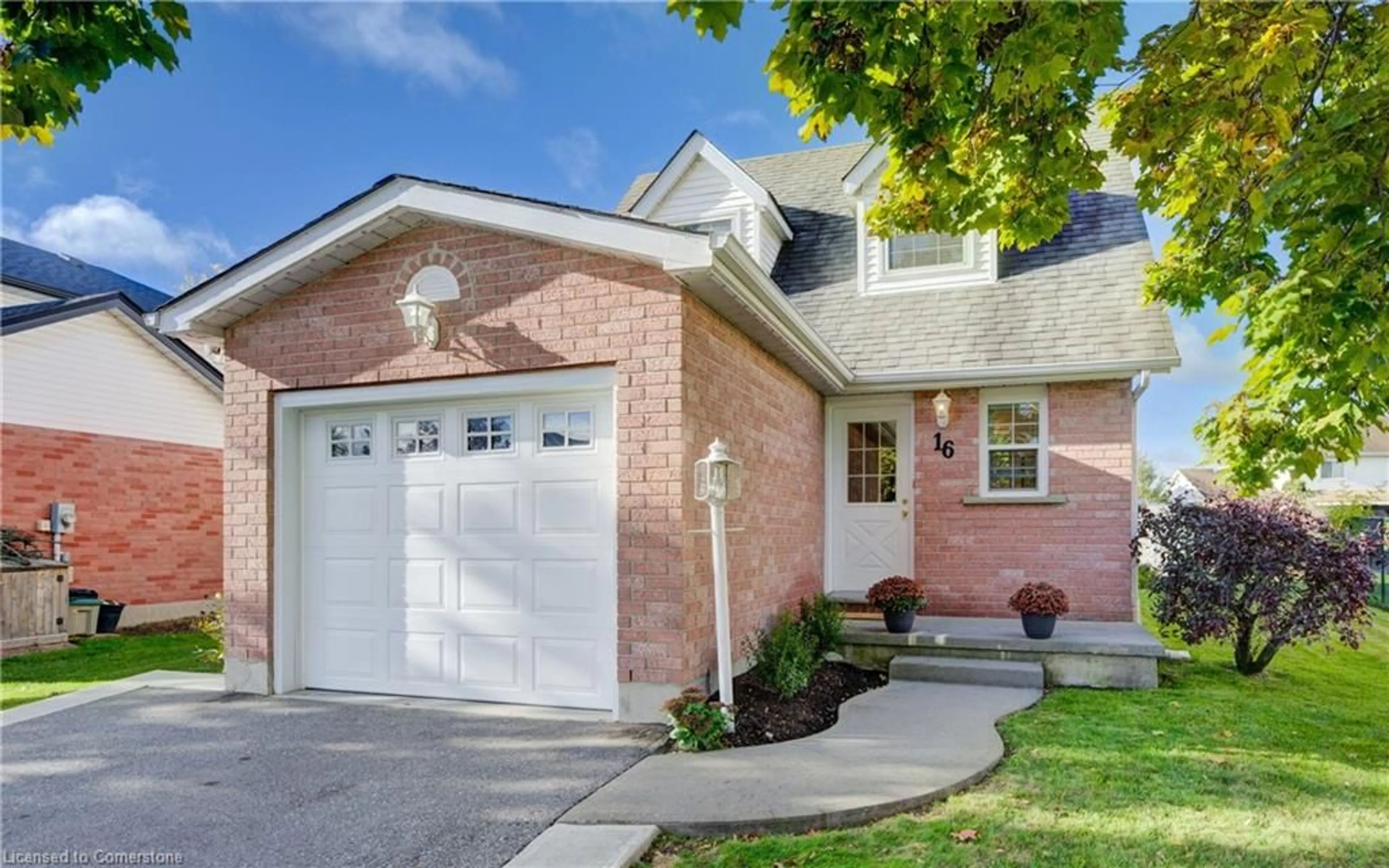 Home with brick exterior material for 16 Edgemere Dr, Cambridge Ontario N1P 1A9