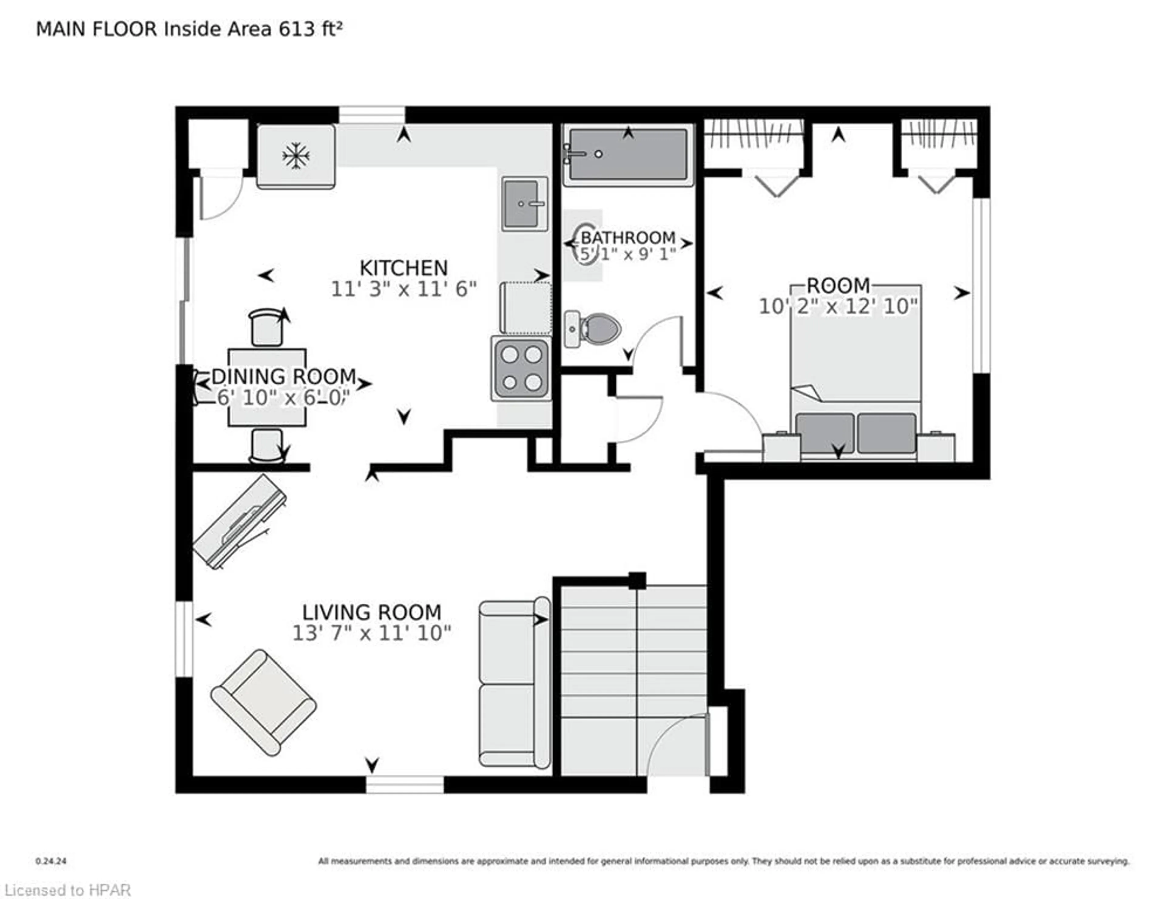 Floor plan for 321 Huron St, Stratford Ontario N5A 5T3