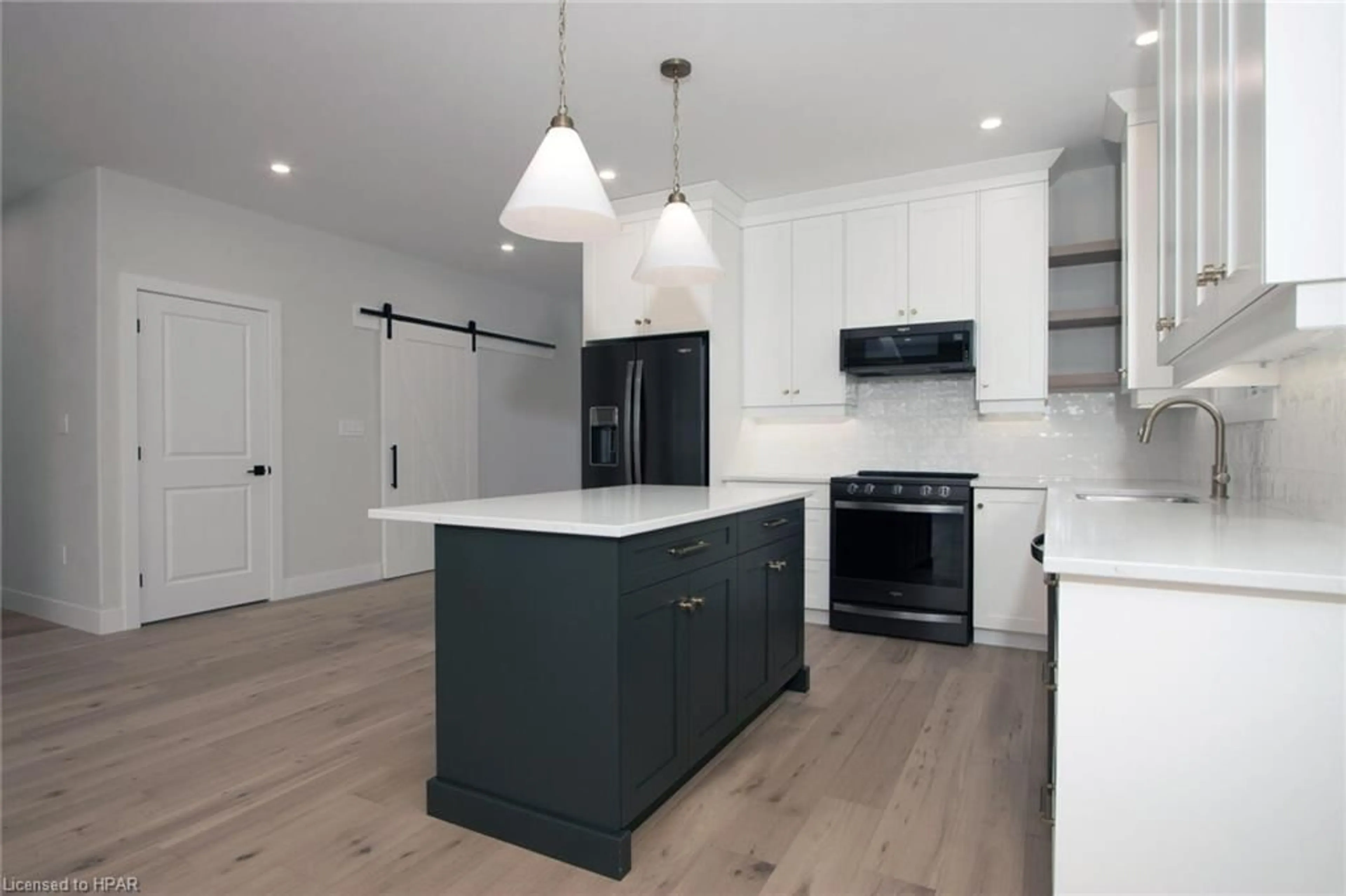 Open concept kitchen for 7 Nelson Street, Mitchell Ontario N0K 1N0