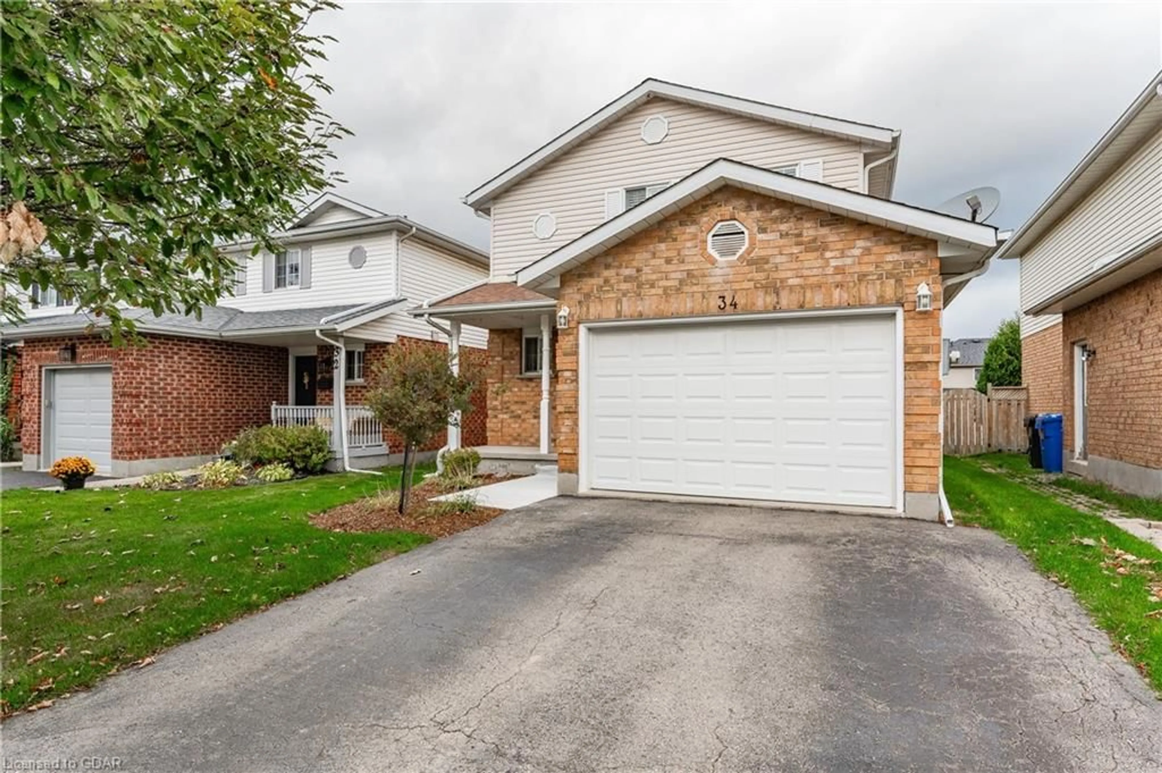 Frontside or backside of a home, cottage for 34 Bushmills Cres Cres, Guelph Ontario N1K 1T7