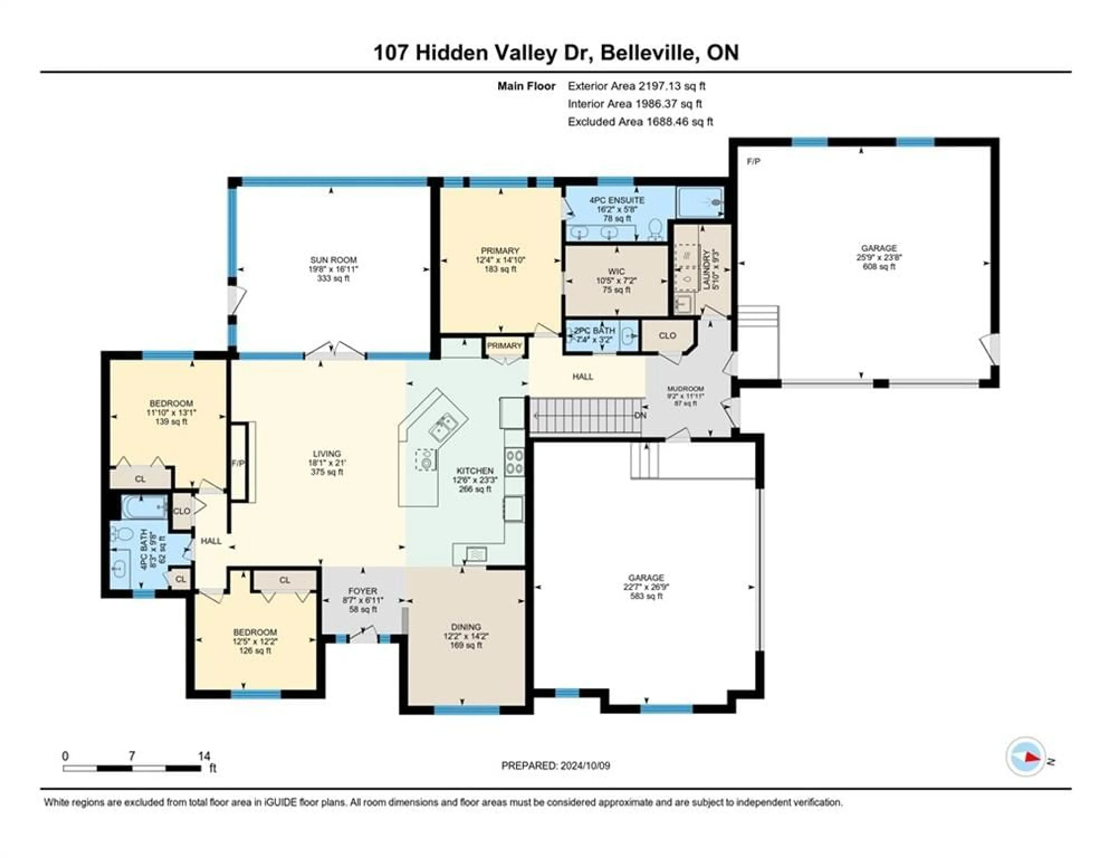 Floor plan for 107 Hidden Valley Dr, Plainfield Ontario K0K 2V0