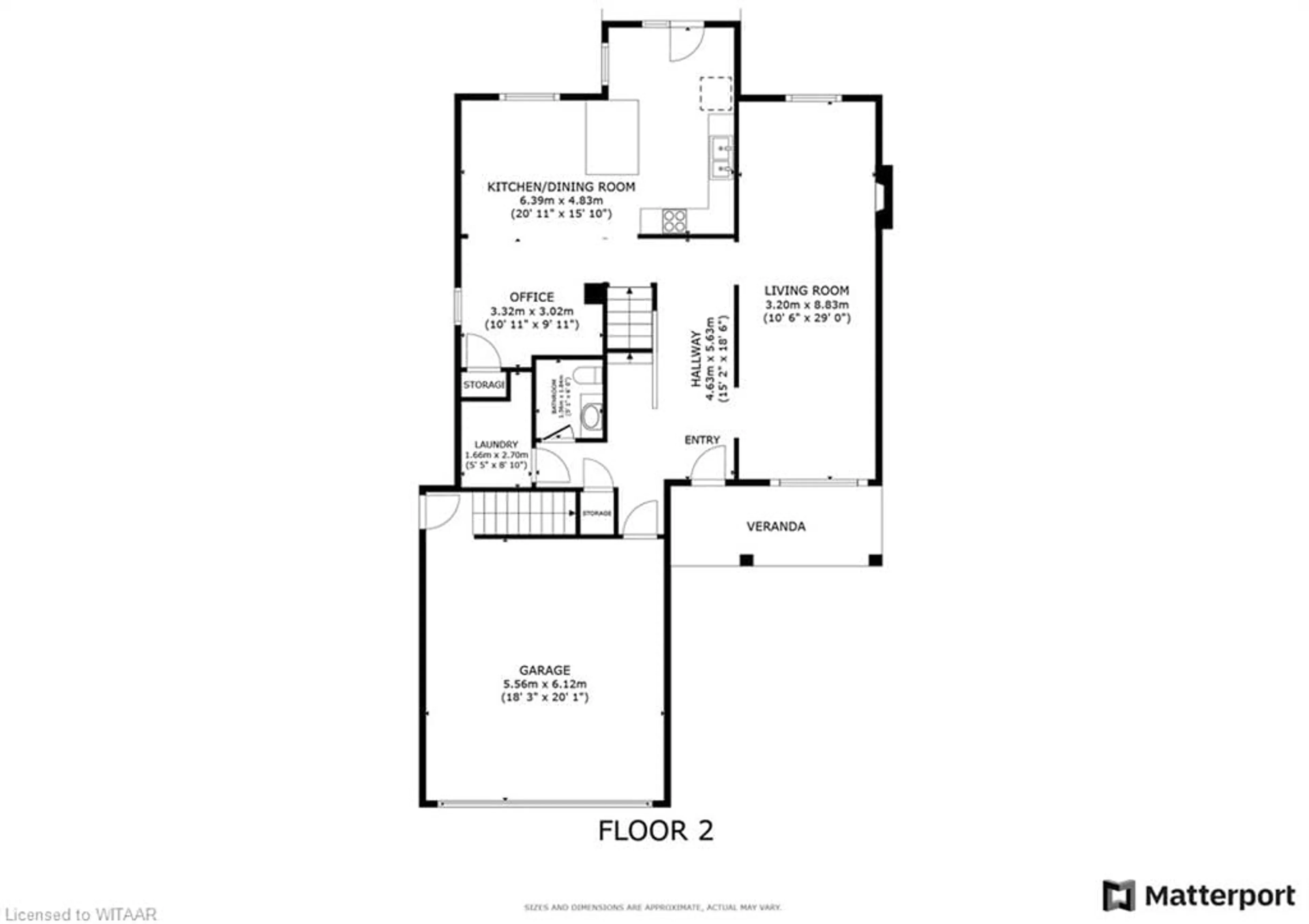 Floor plan for 30 Sioux Cres, Woodstock Ontario N4T 1G4