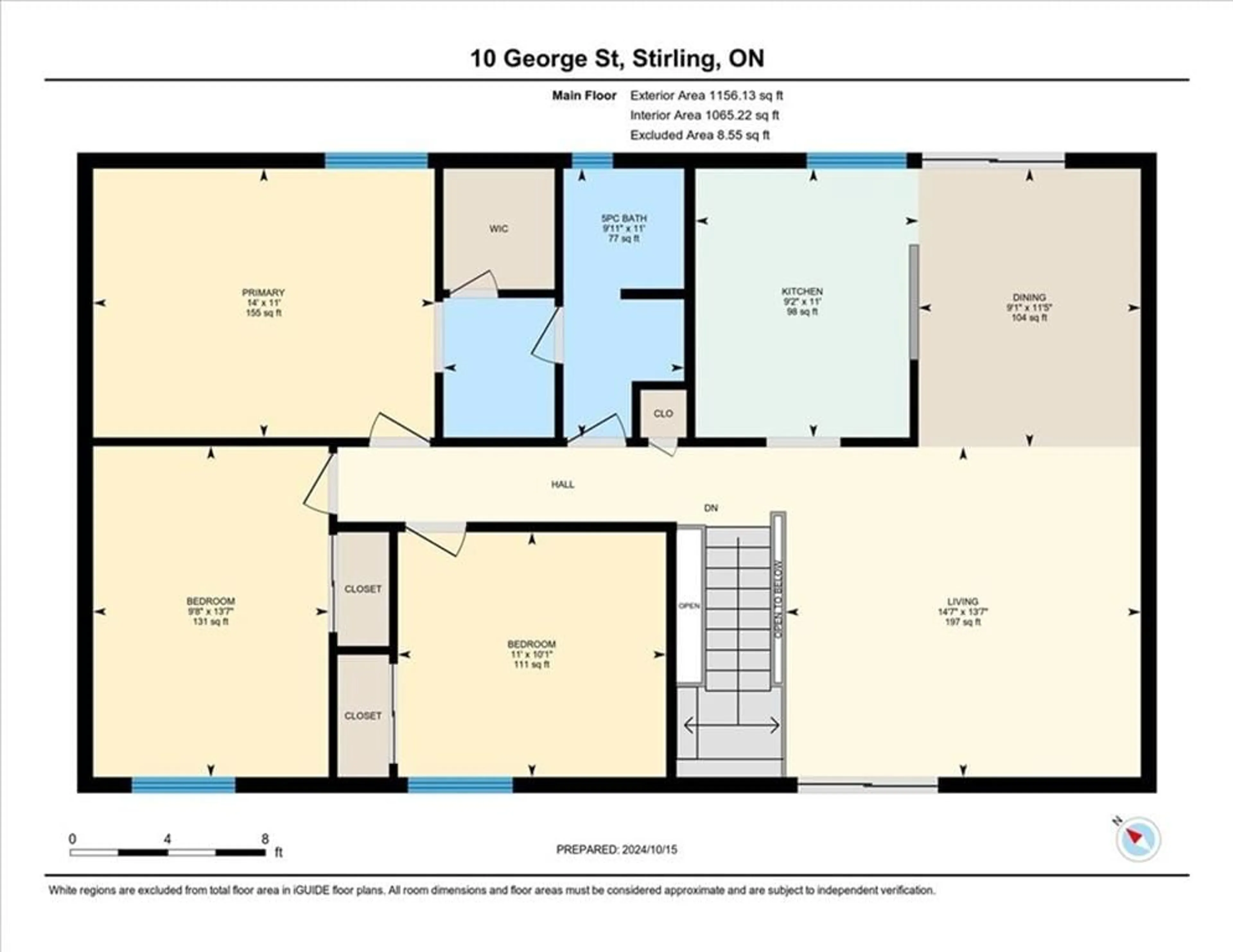 Floor plan for 10 George St, Stirling Ontario K0K 3E0