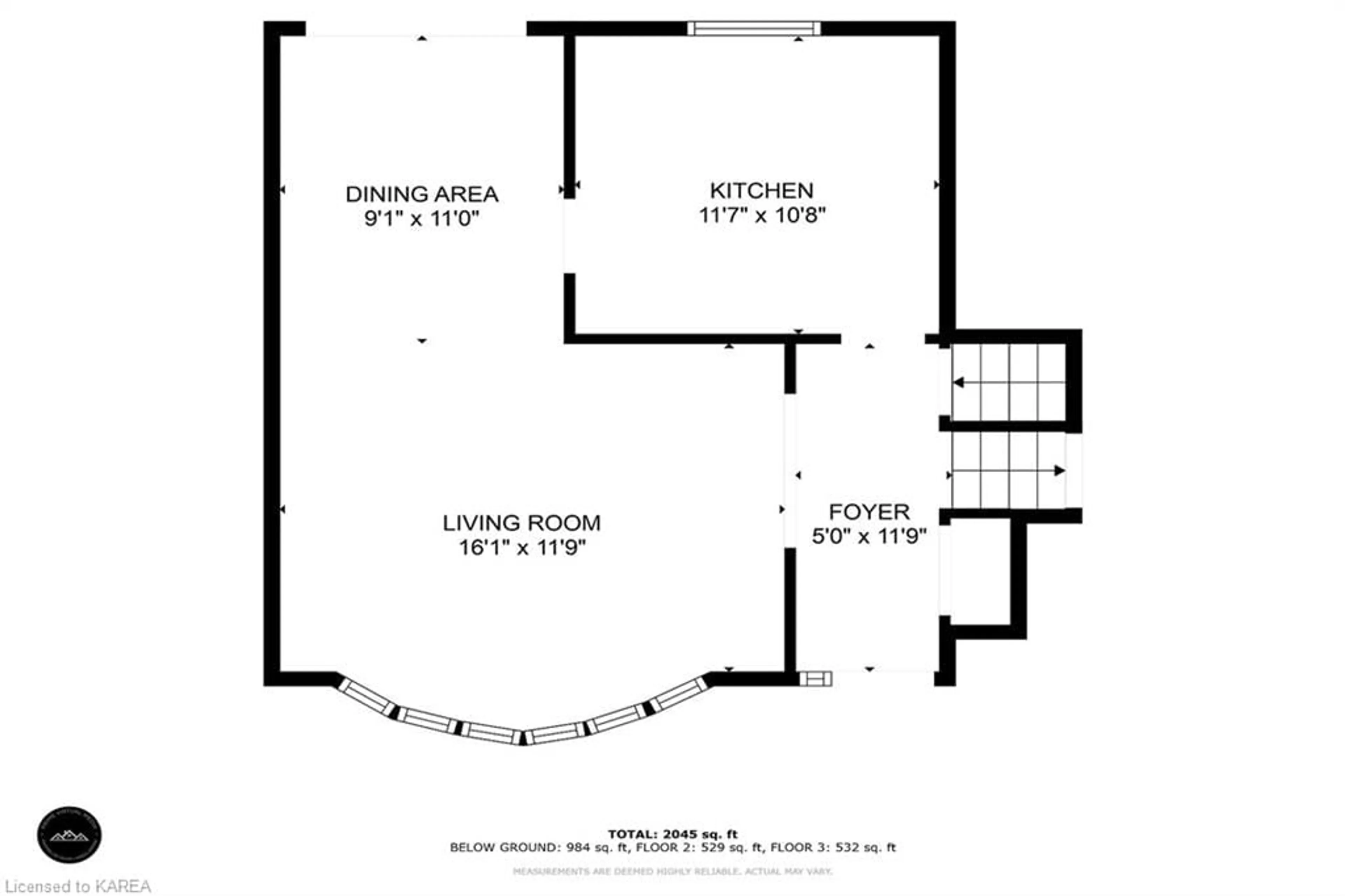 Floor plan for 893 Everitt Ave, Kingston Ontario K7M 4R1