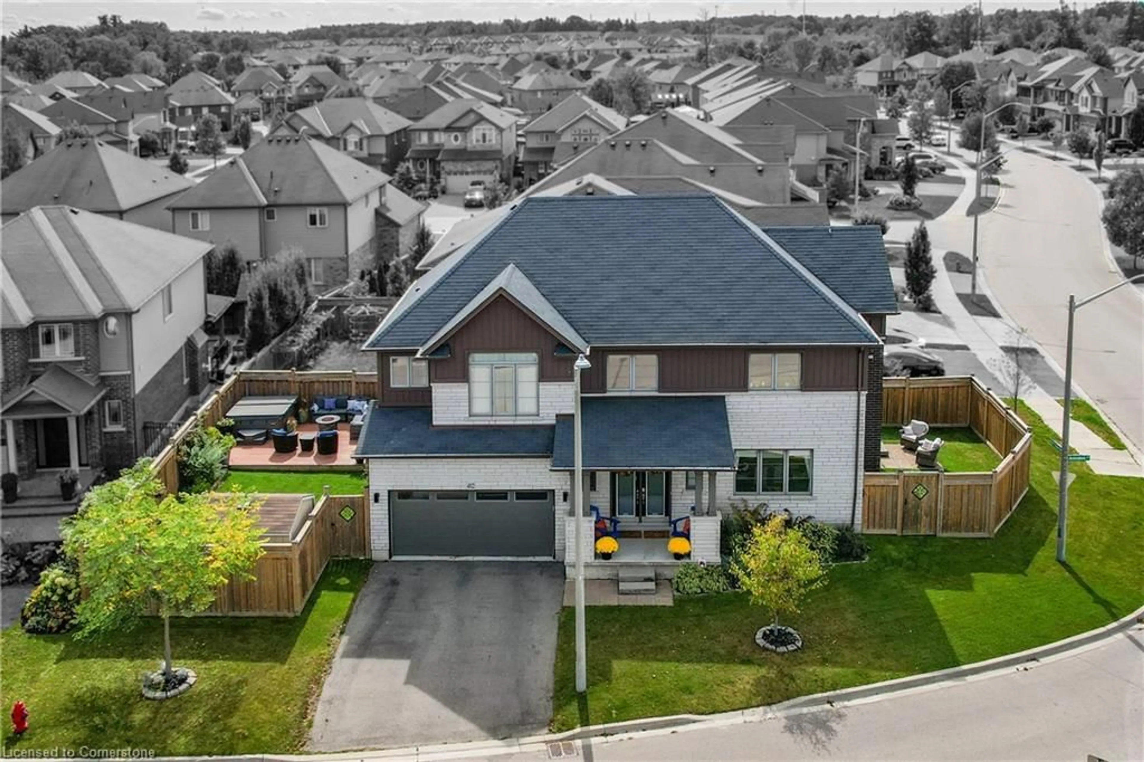 Frontside or backside of a home, the street view for 412 Annalee Dr, Ancaster Ontario L9G 0E1