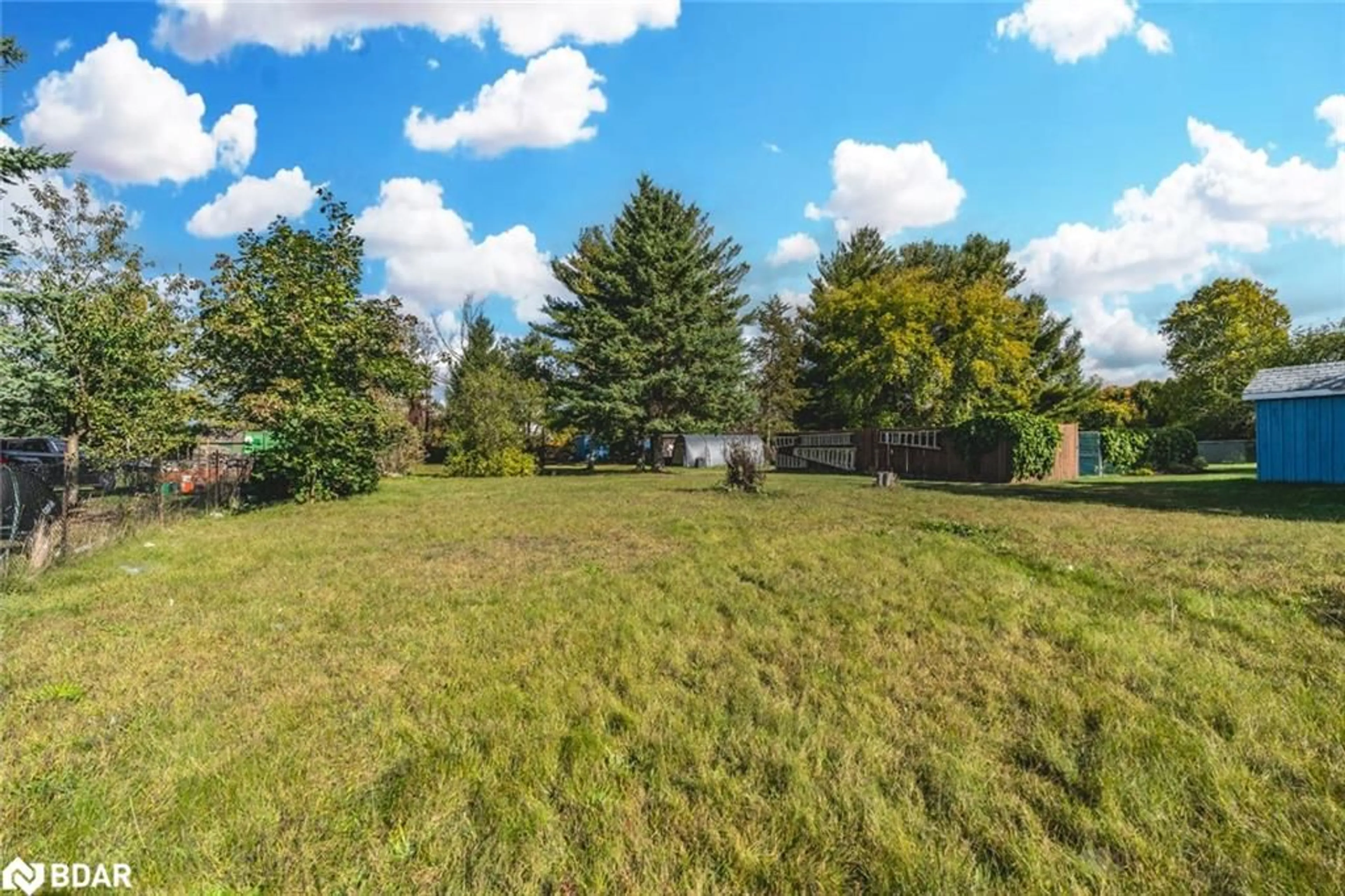 Patio, the fenced backyard for 221 Phillips St, Barrie Ontario L4N 3V2