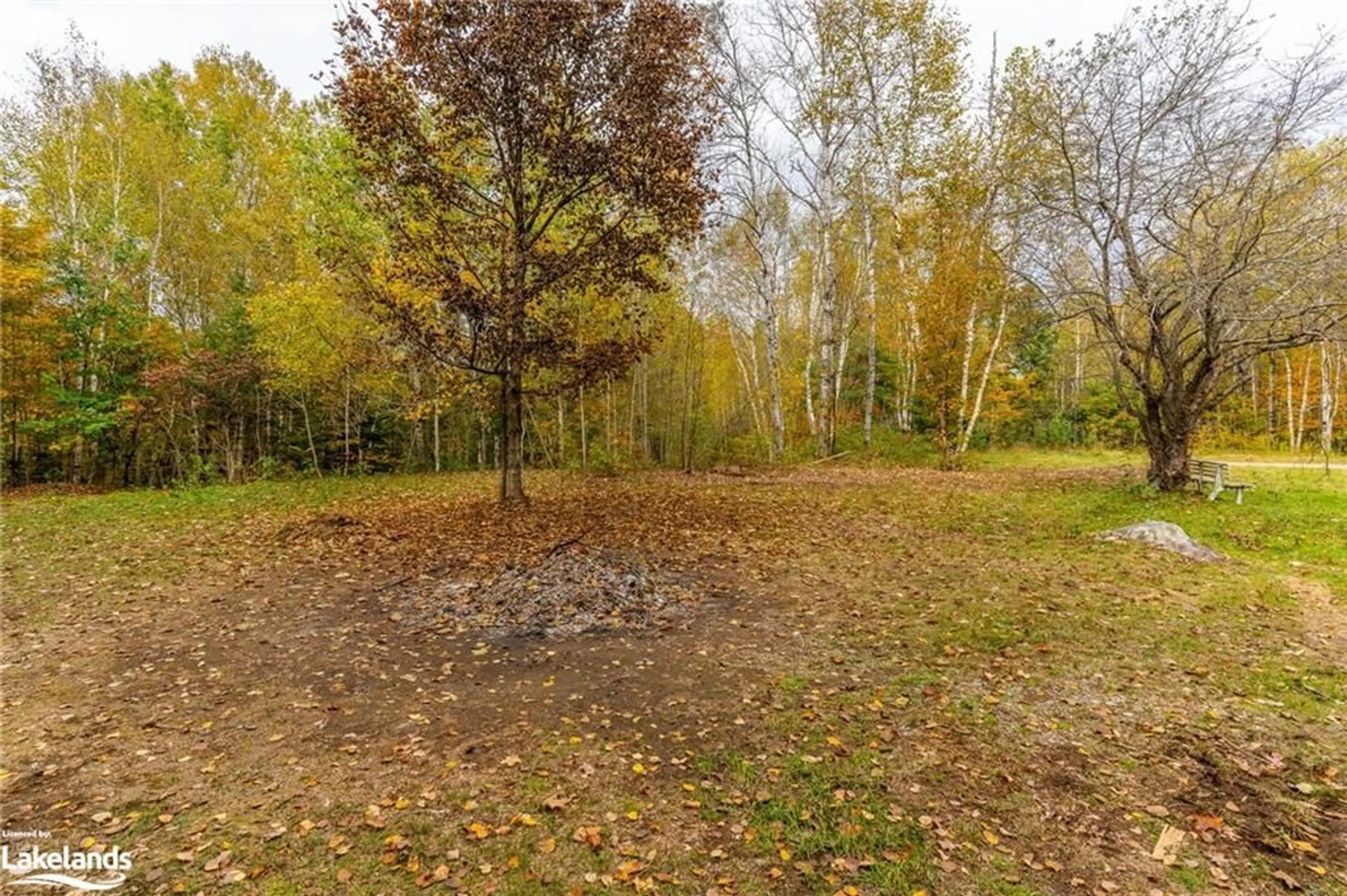 Patio, the fenced backyard for 1600 Bobcaygeon Rd, Minden Ontario K0M 2K0