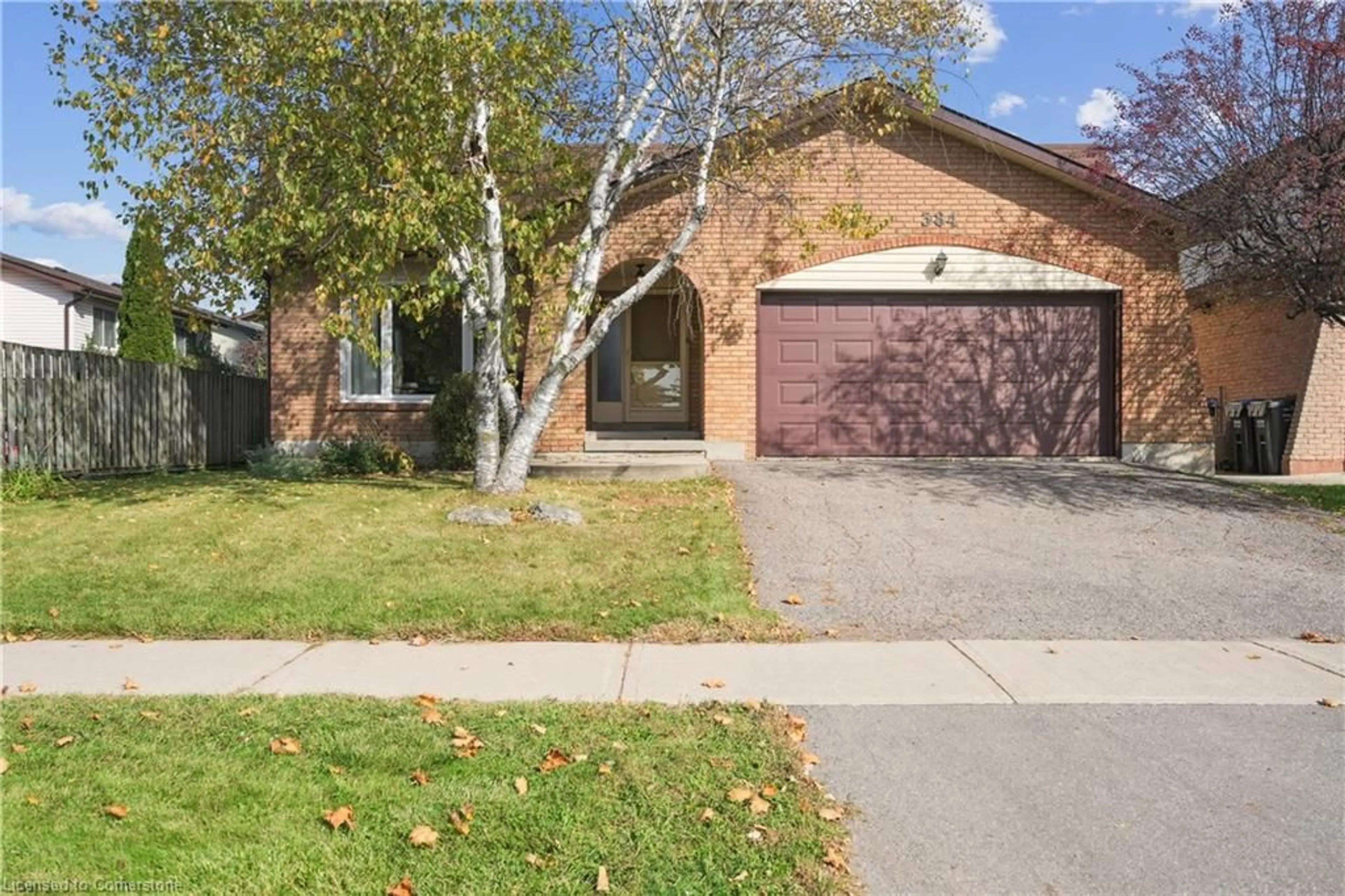 Frontside or backside of a home, the street view for 384 Centre St, Brampton Ontario L6V 3L6