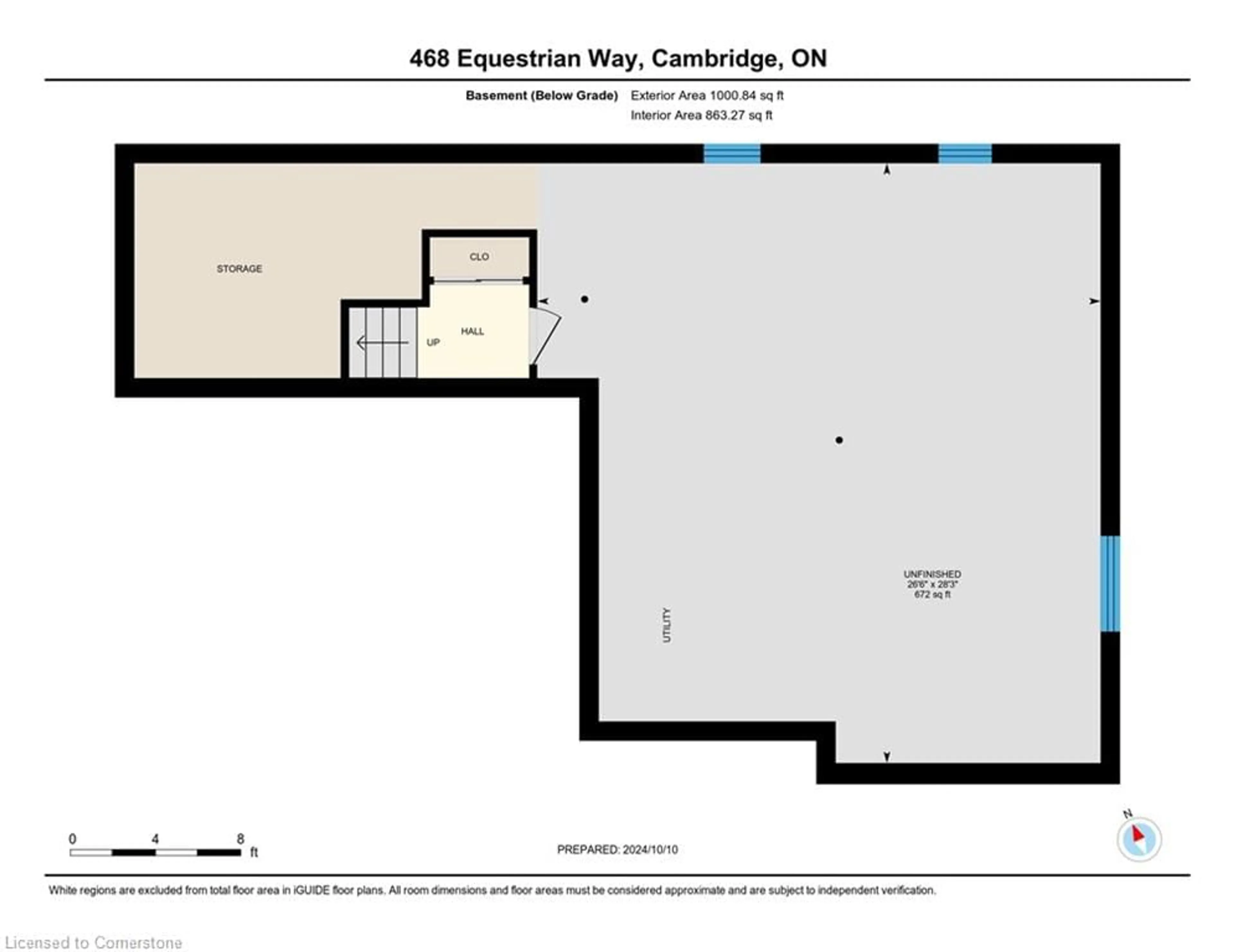 Floor plan for 468 Equestrian Way, Cambridge Ontario N3E 0B5