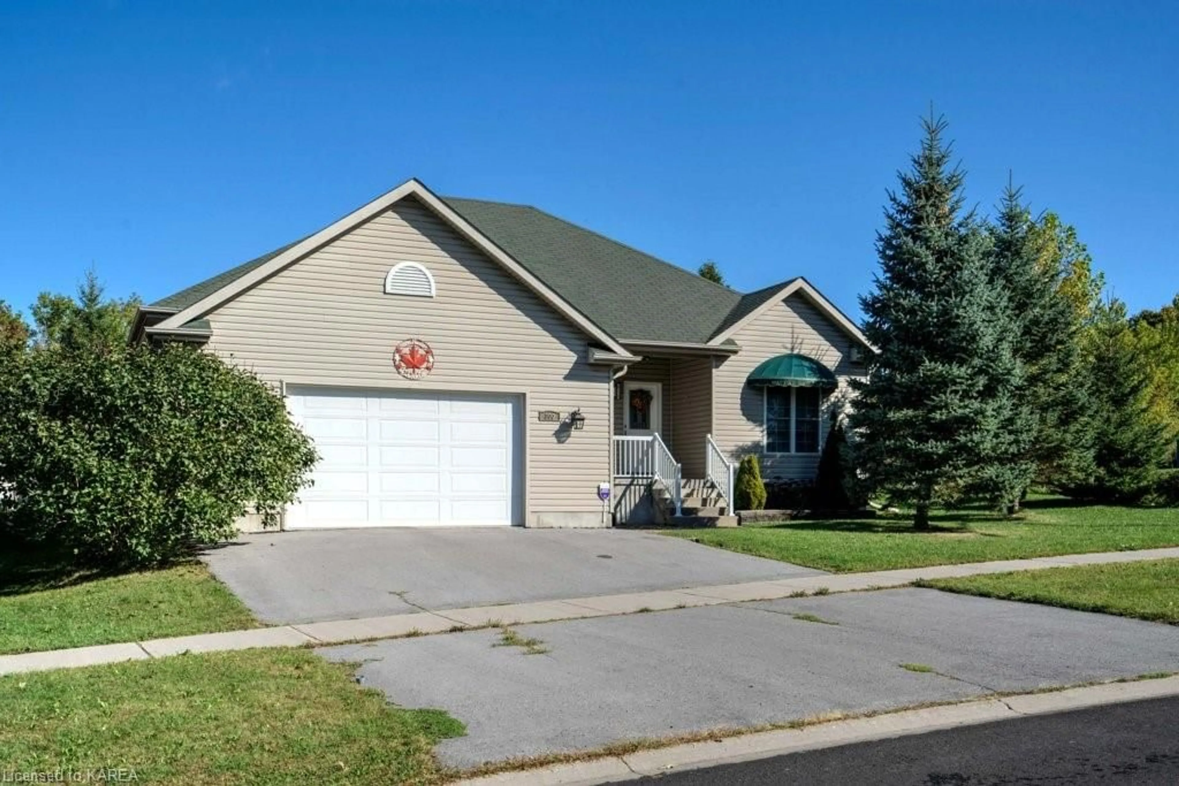 Frontside or backside of a home, the street view for 300 Academy St, Bath Ontario K0H 1G0