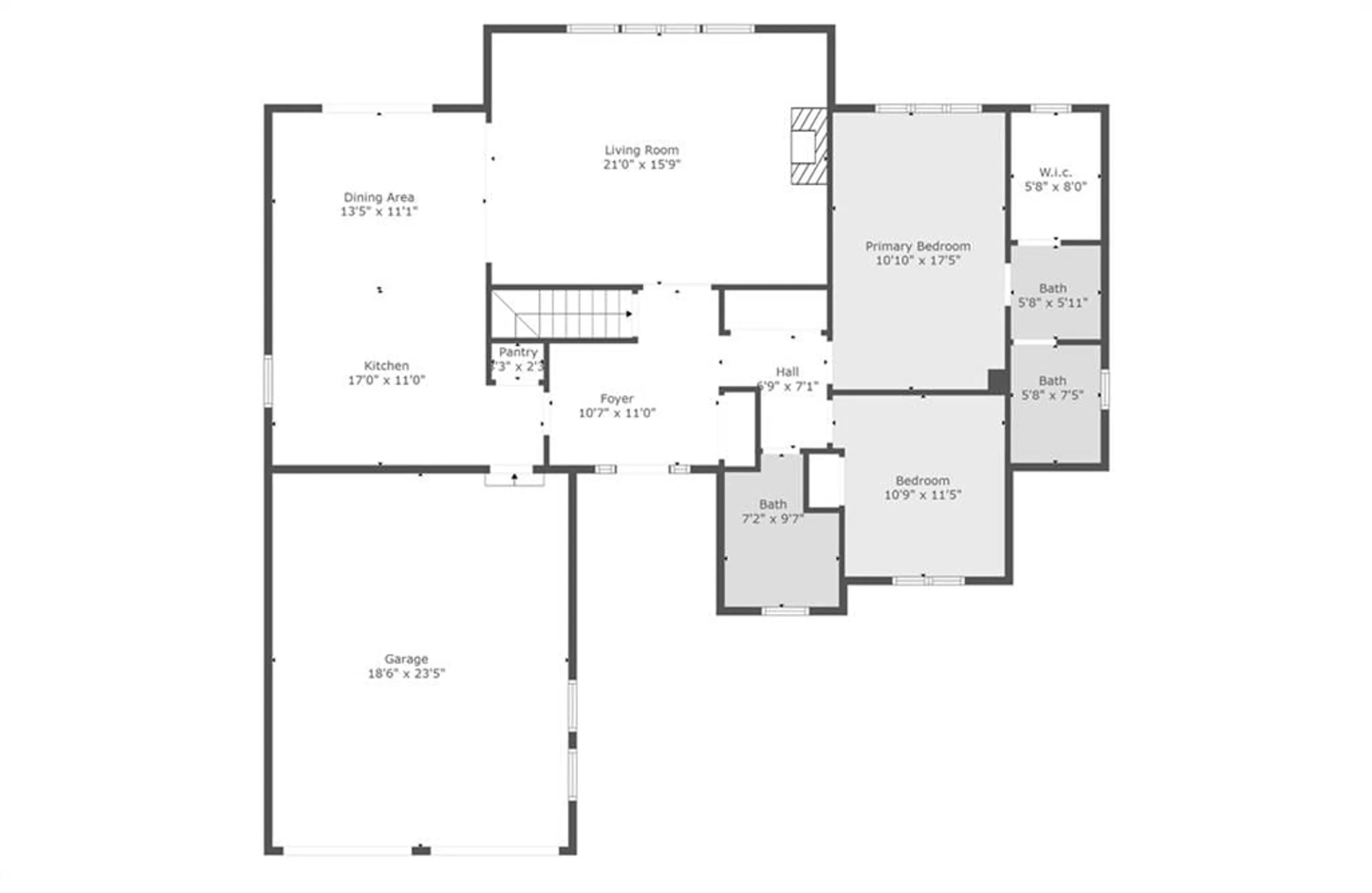 Floor plan for 65 Barre Dr, Barrie Ontario L4N 7P1