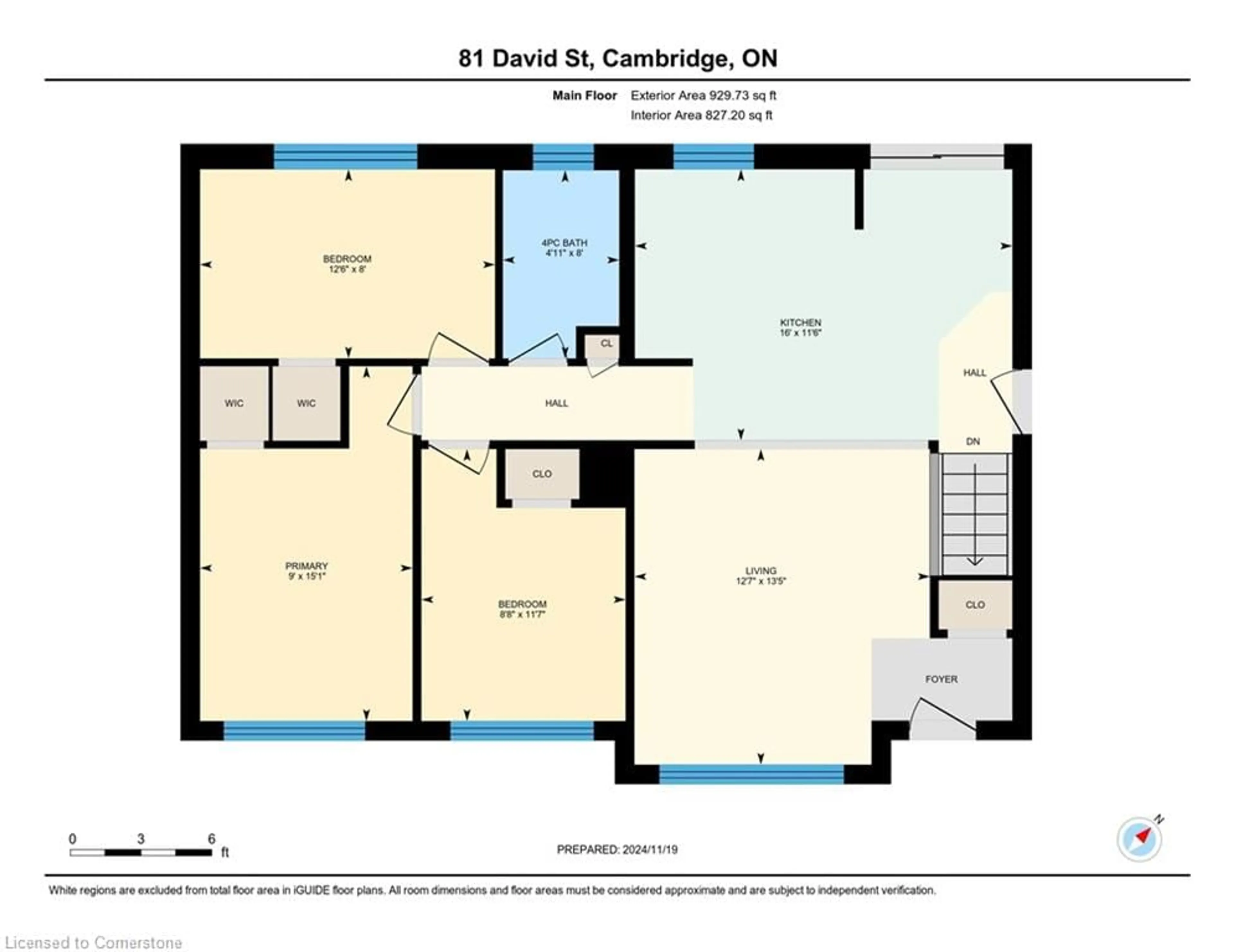 Floor plan for 81 David St, Cambridge Ontario N3C 2J1