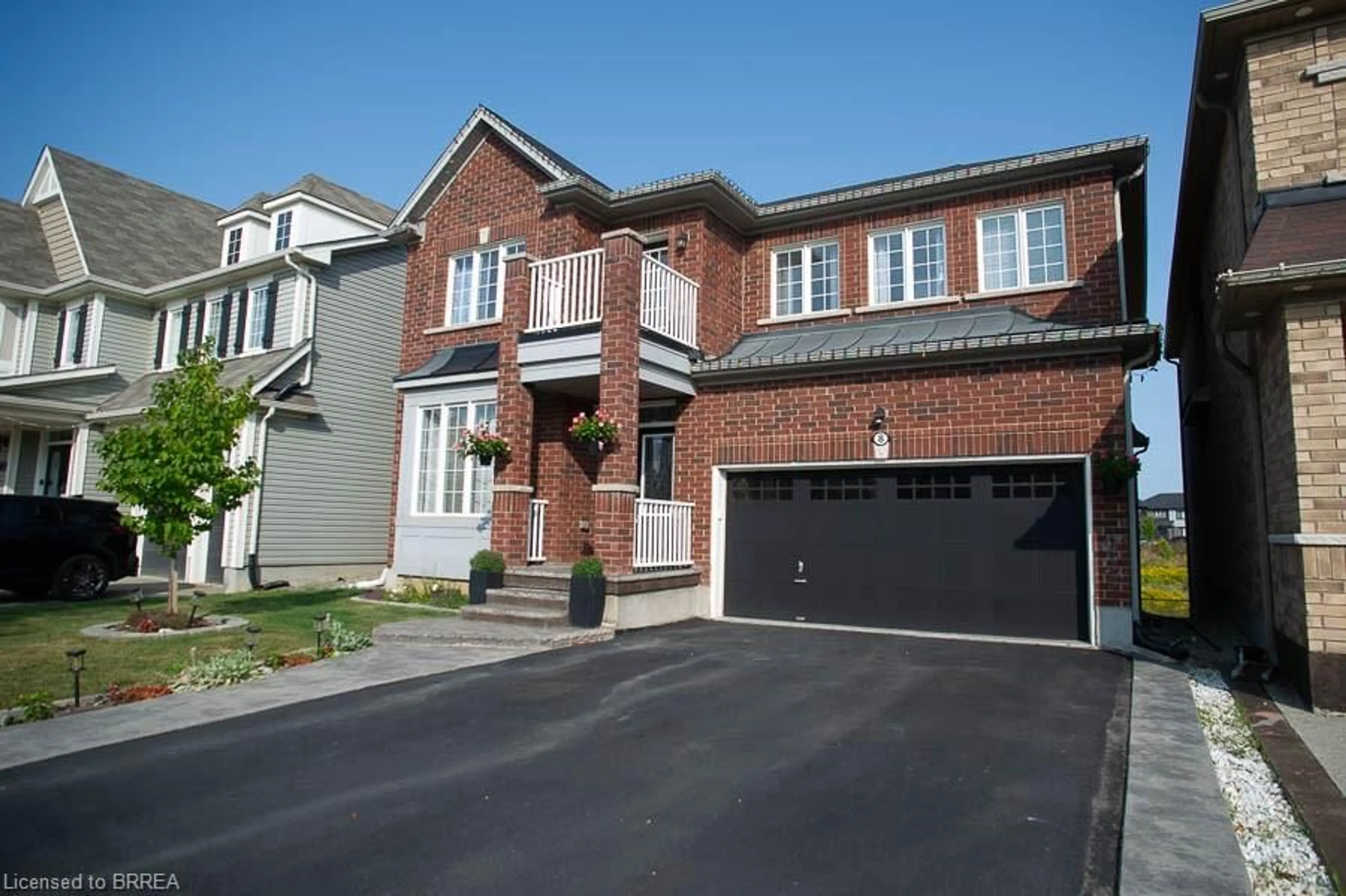 A pic from exterior of the house or condo, the street view for 8 Turnbull Dr, Brantford Ontario N3T 0K4