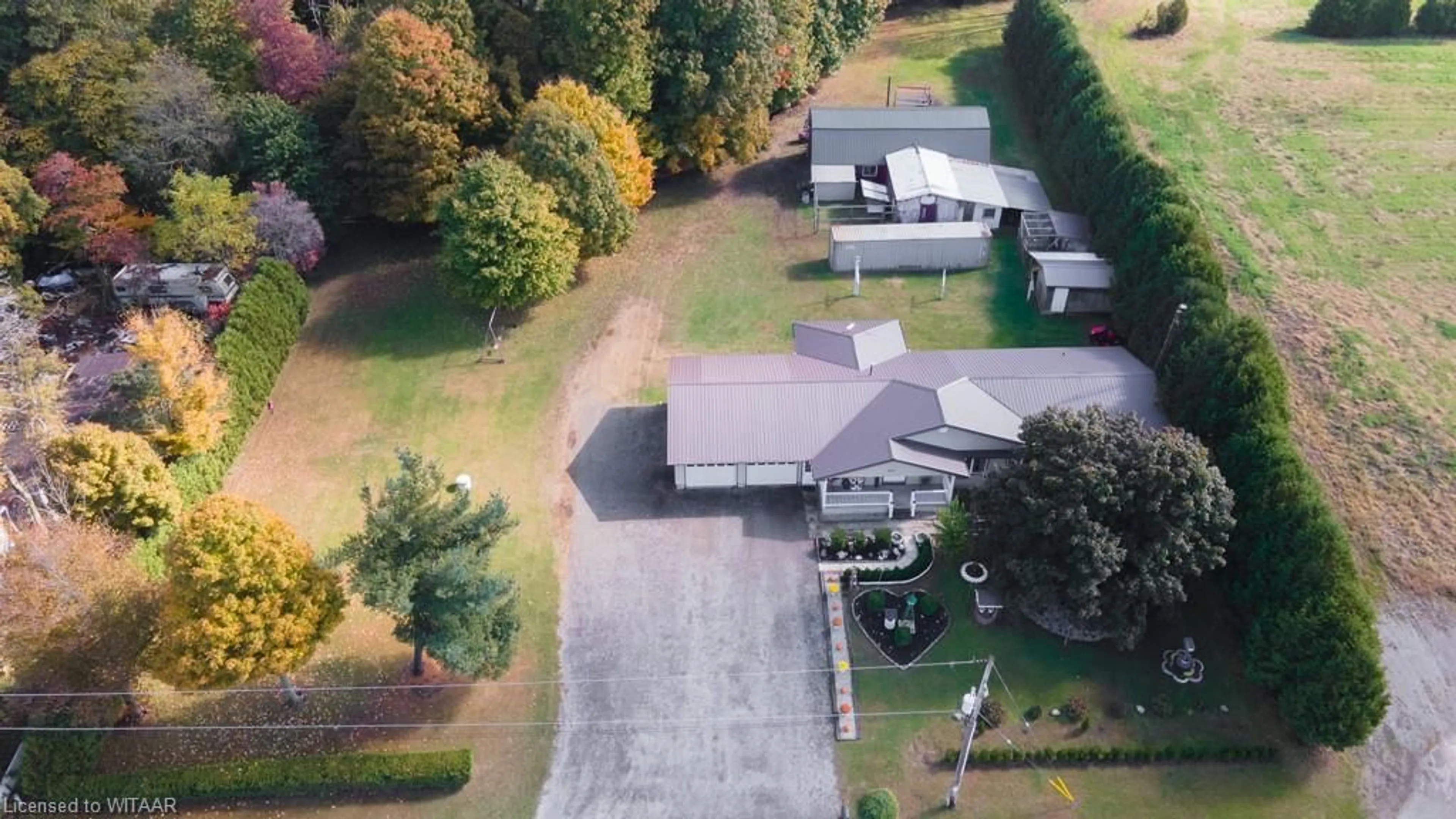 Frontside or backside of a home, the fenced backyard for 8180 Owl Cage Rd, Bayham (Munic) Ontario N0J 1Y0