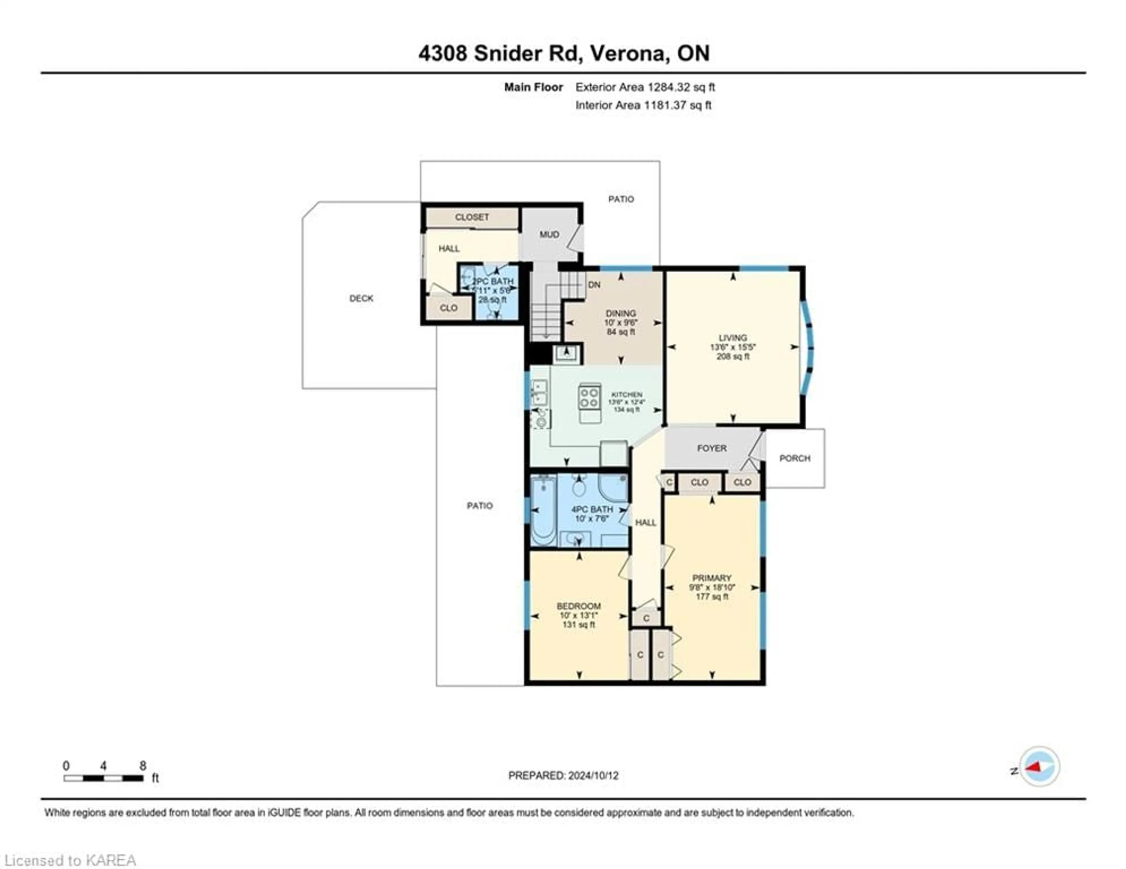 Floor plan for 4308 Snider Rd, Verona Ontario K0H 2W0