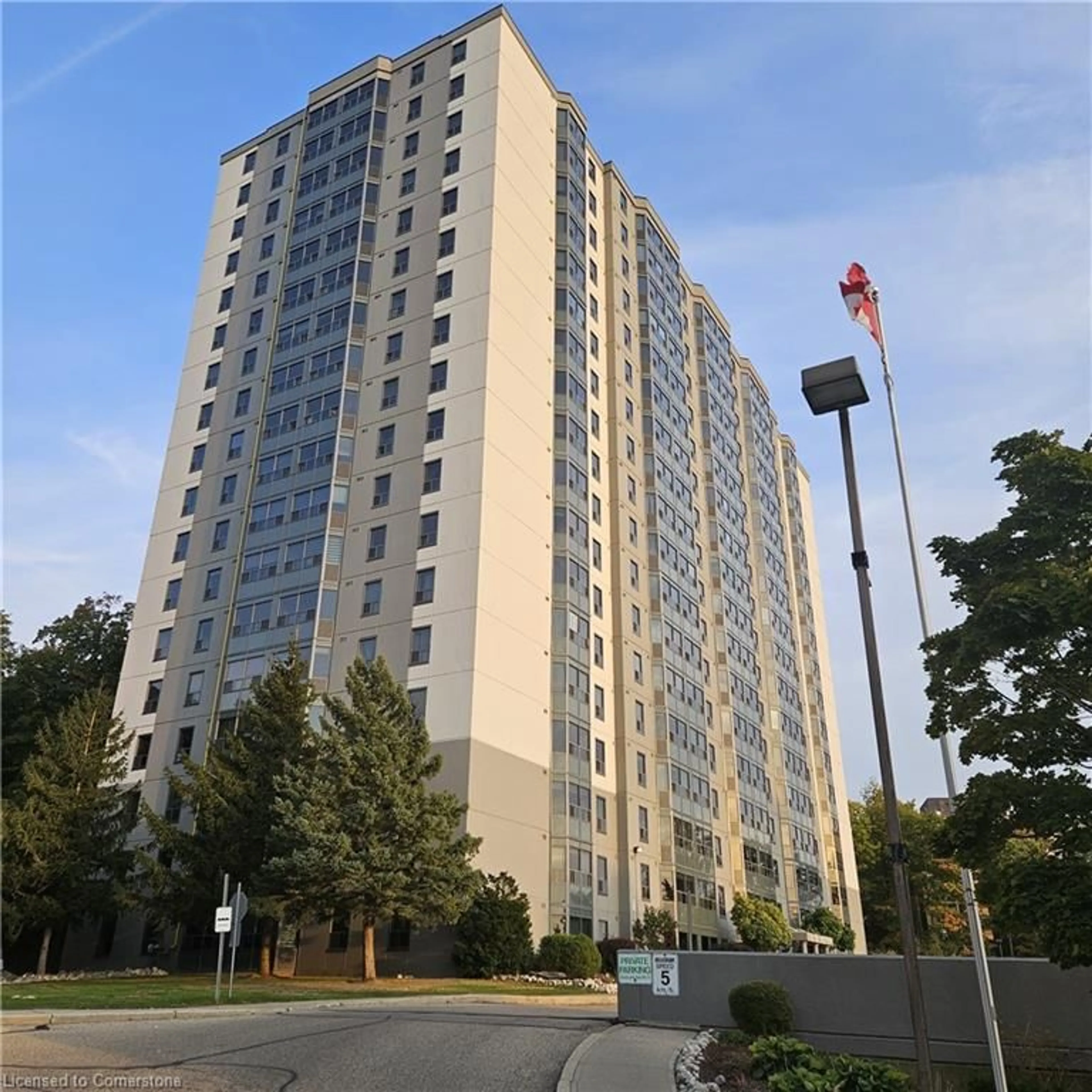 A pic from exterior of the house or condo, the front or back of building for 55 Green Valley Dr #414, Kitchener Ontario N2P 1Z6