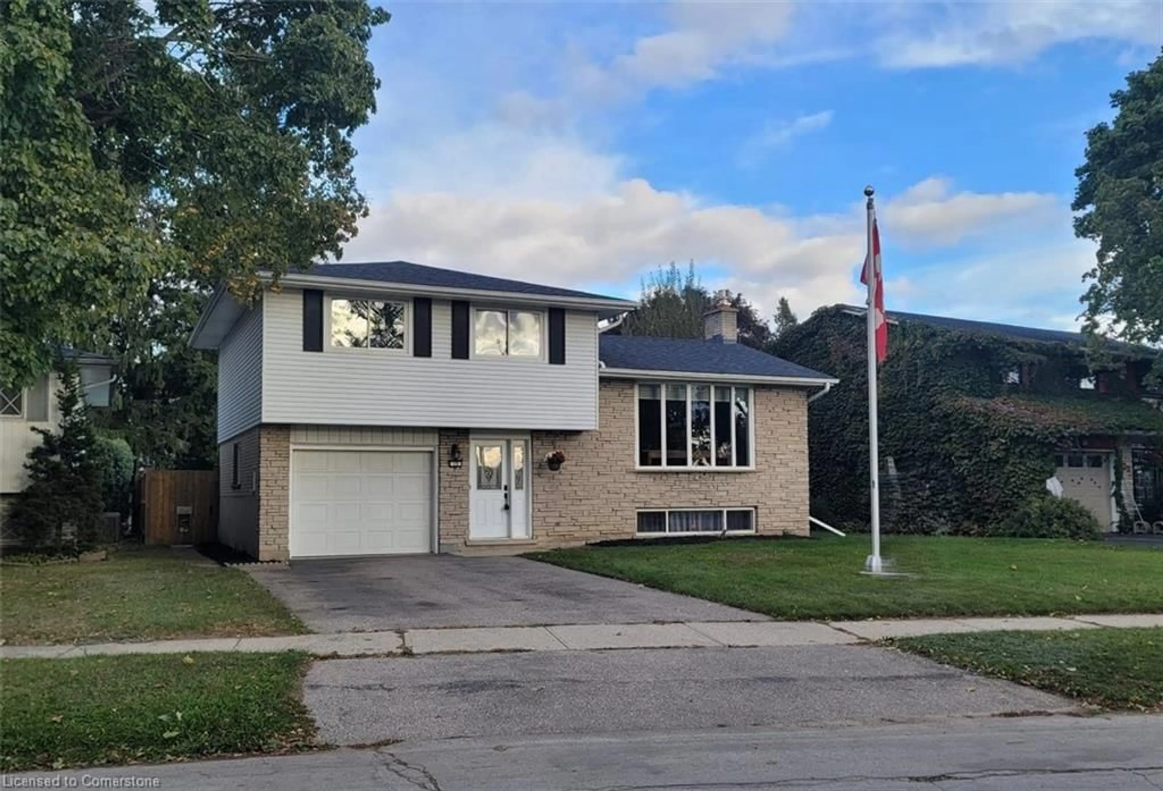 Frontside or backside of a home, the street view for 18 Dreger Ave, Kitchener Ontario N2A 2A3