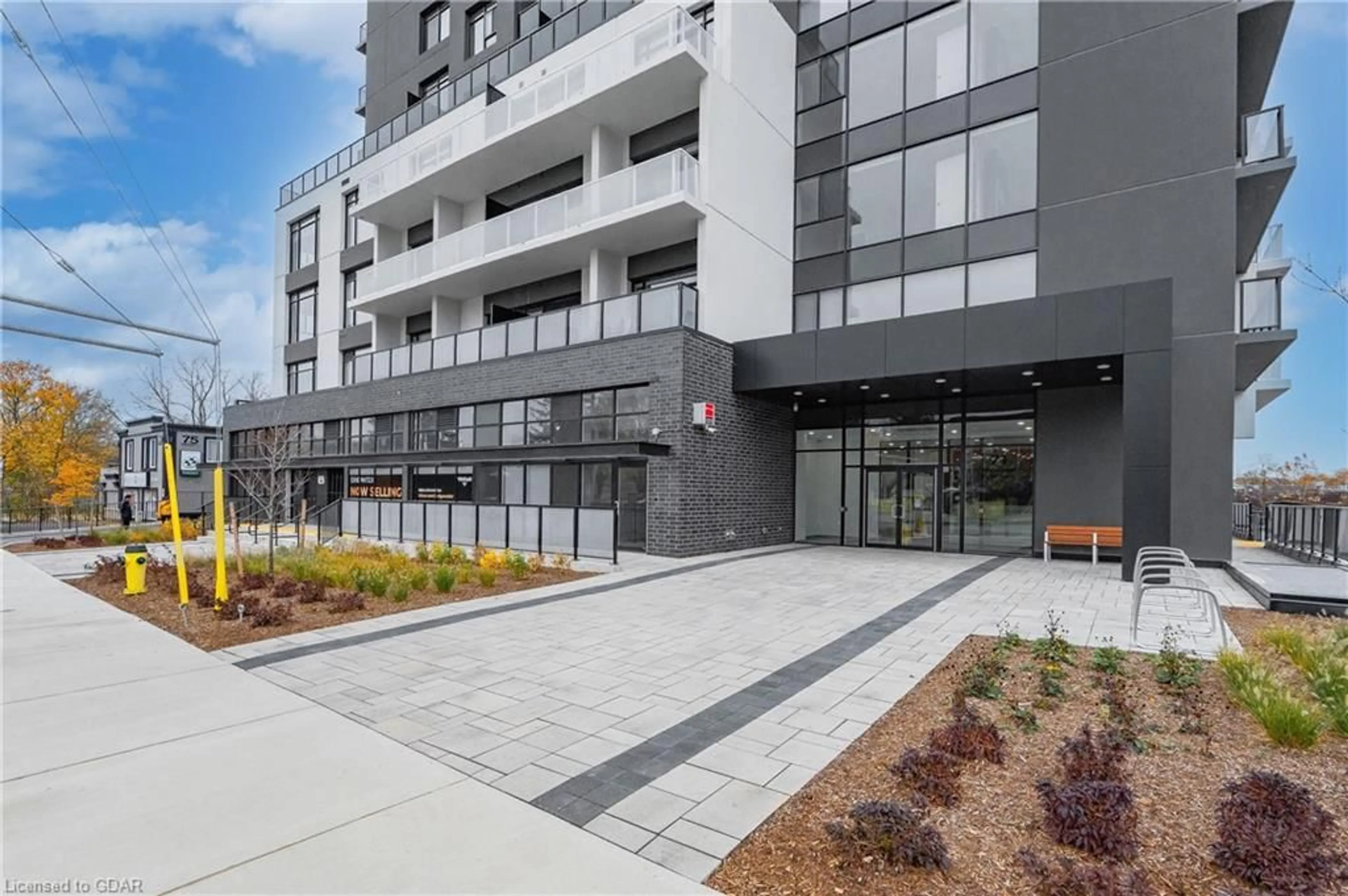 Patio, the front or back of building for 71 Wyndham St #313, Guelph Ontario N1E 5R3