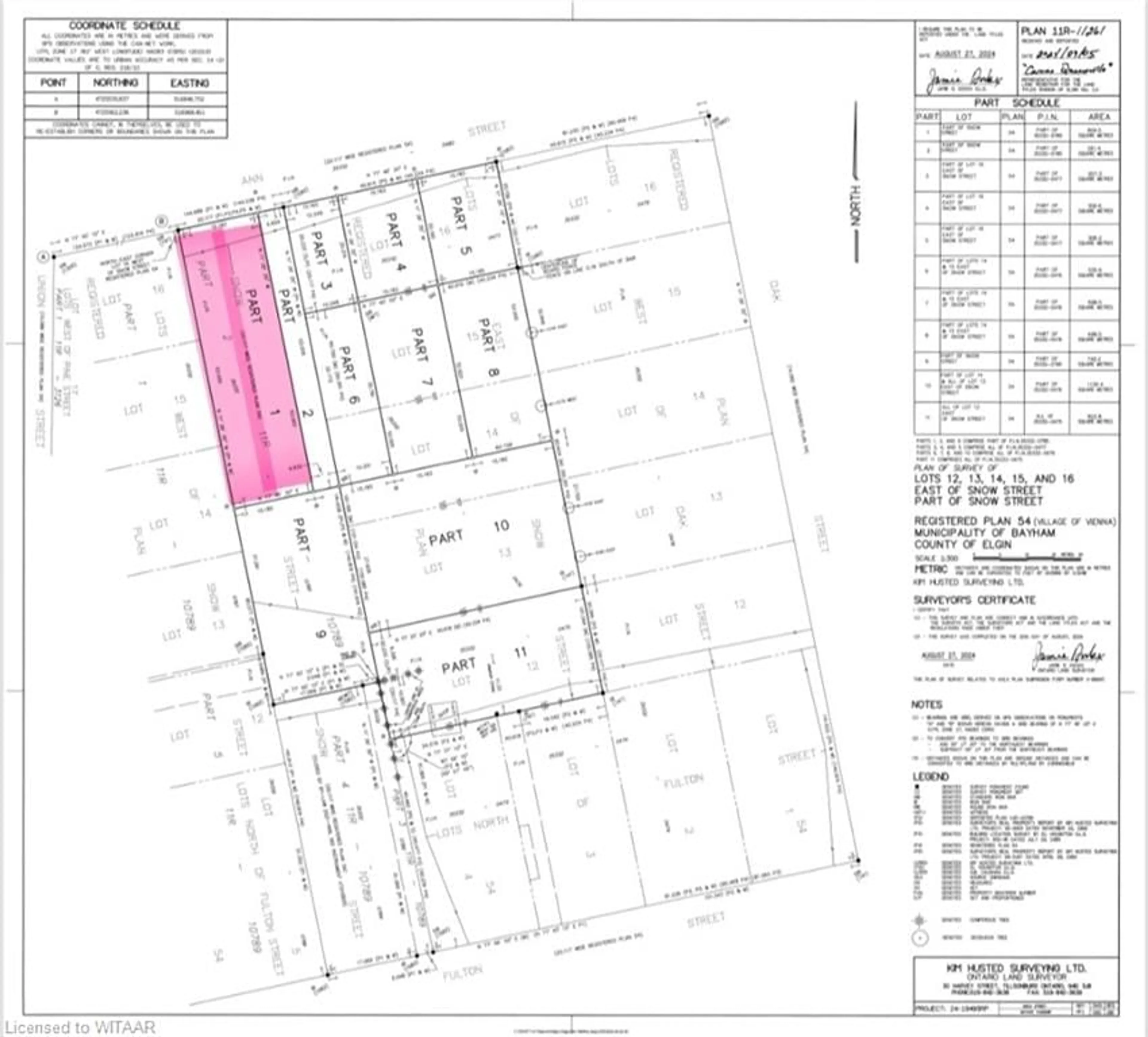 Floor plan for PARCEL 1 Ann St, Vienna Ontario N0J 1Z0