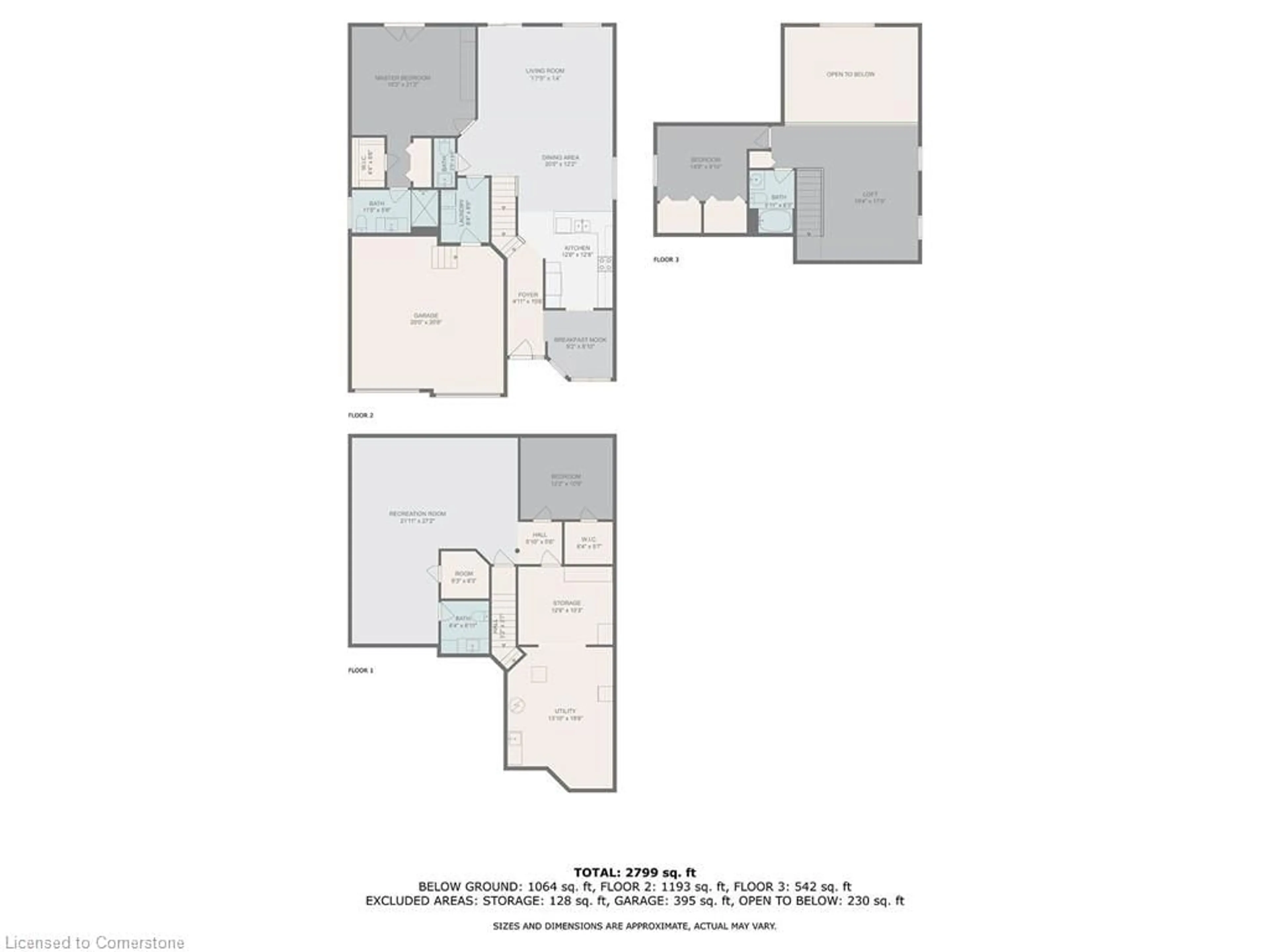 Floor plan for 1 Robert Simone Way, Ayr Ontario N0B 1E0