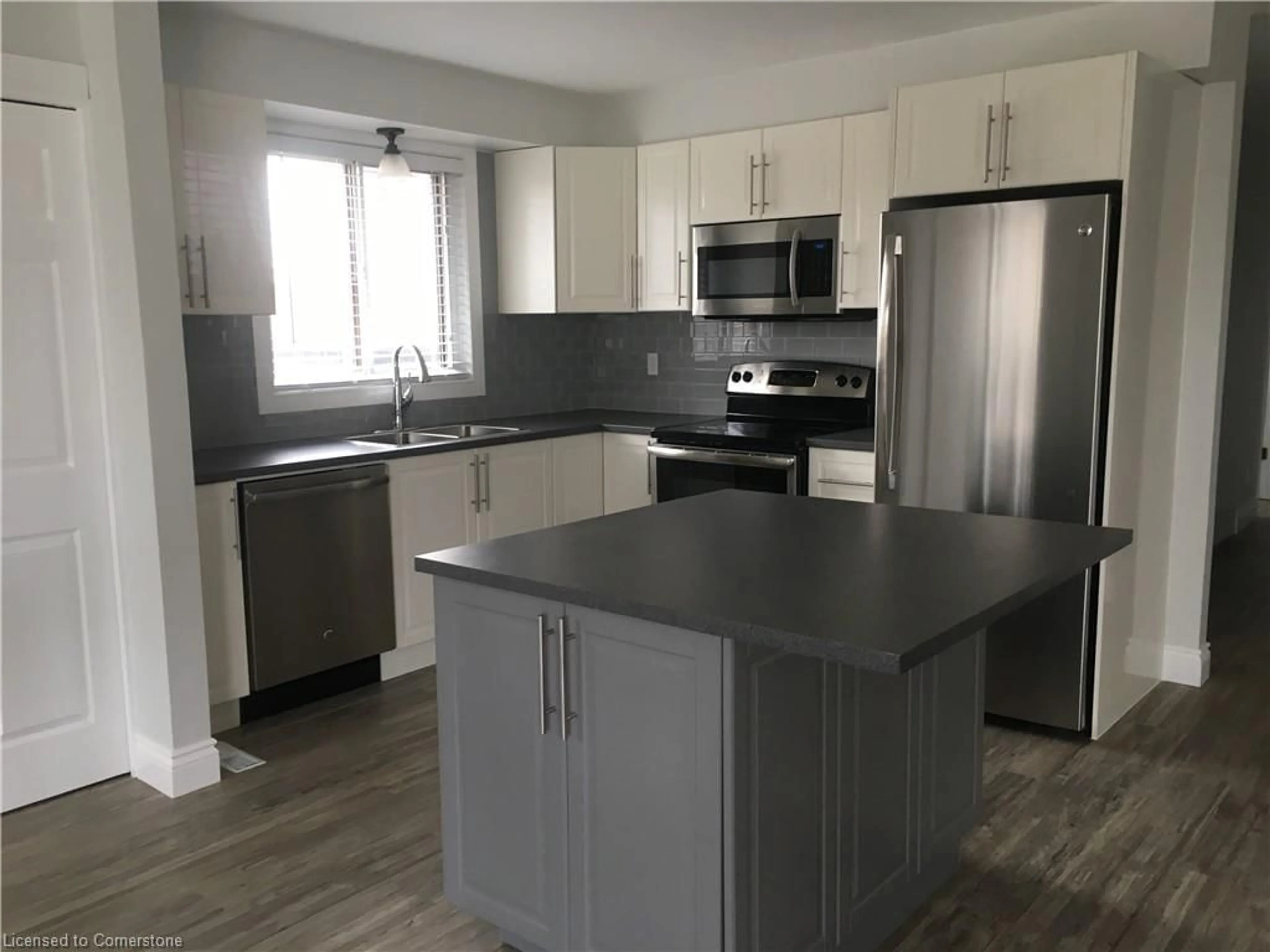 Open concept kitchen for 50 Marion St, Orangeville Ontario L9W 2S9