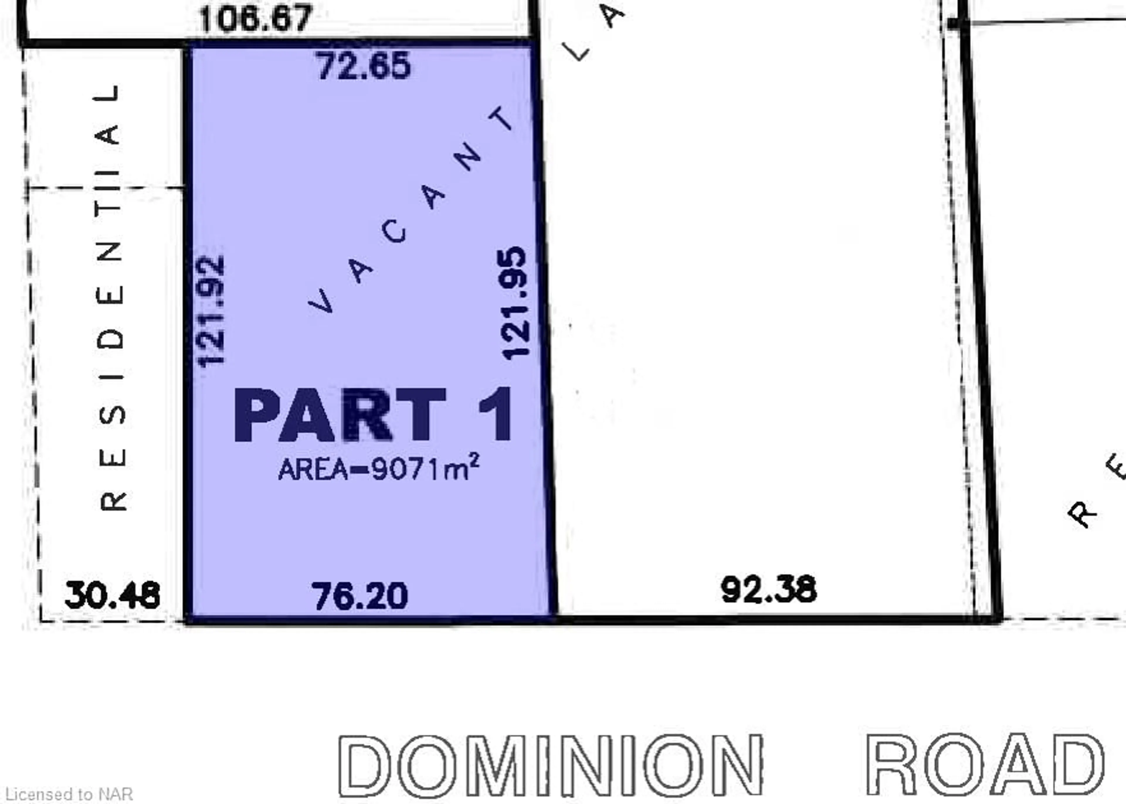 Floor plan for 2518-PT LOT 1 Dominion Rd, Ridgeway Ontario L0S 1N0