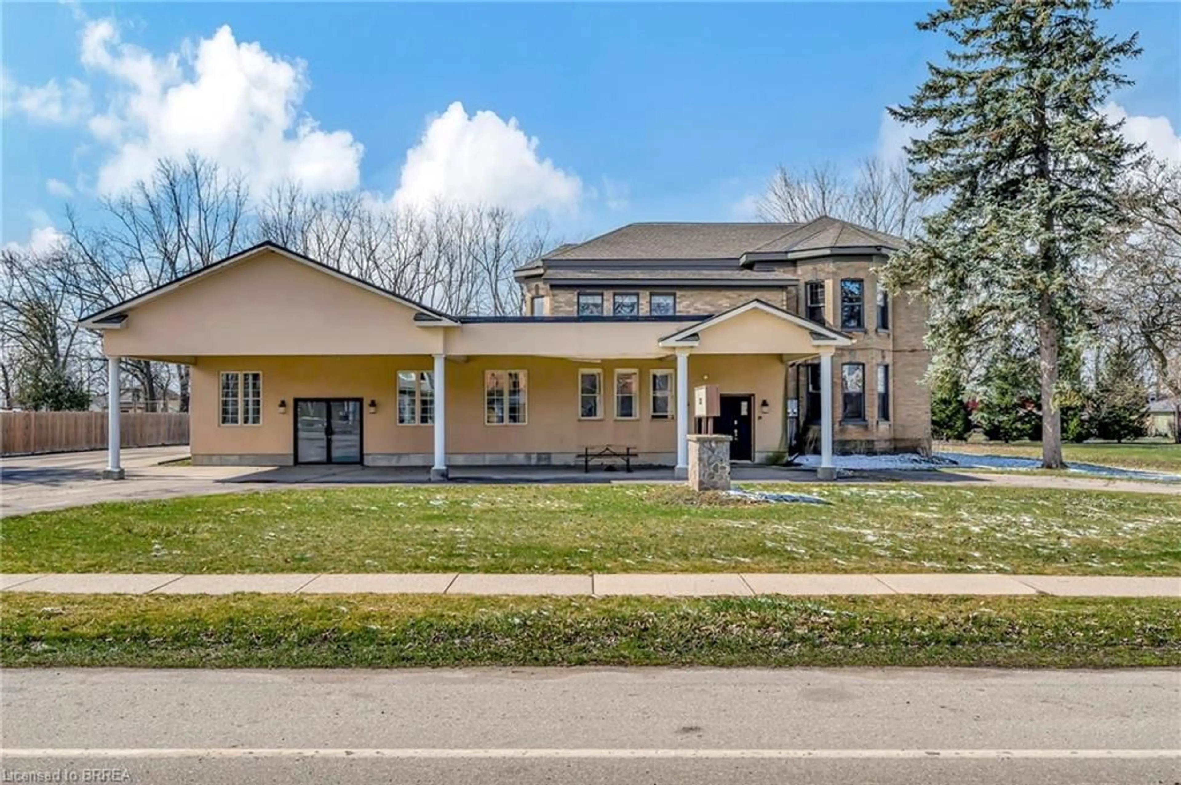 Frontside or backside of a home, the front or back of building for 373 Maple Ave, Burford Ontario N0E 1A0