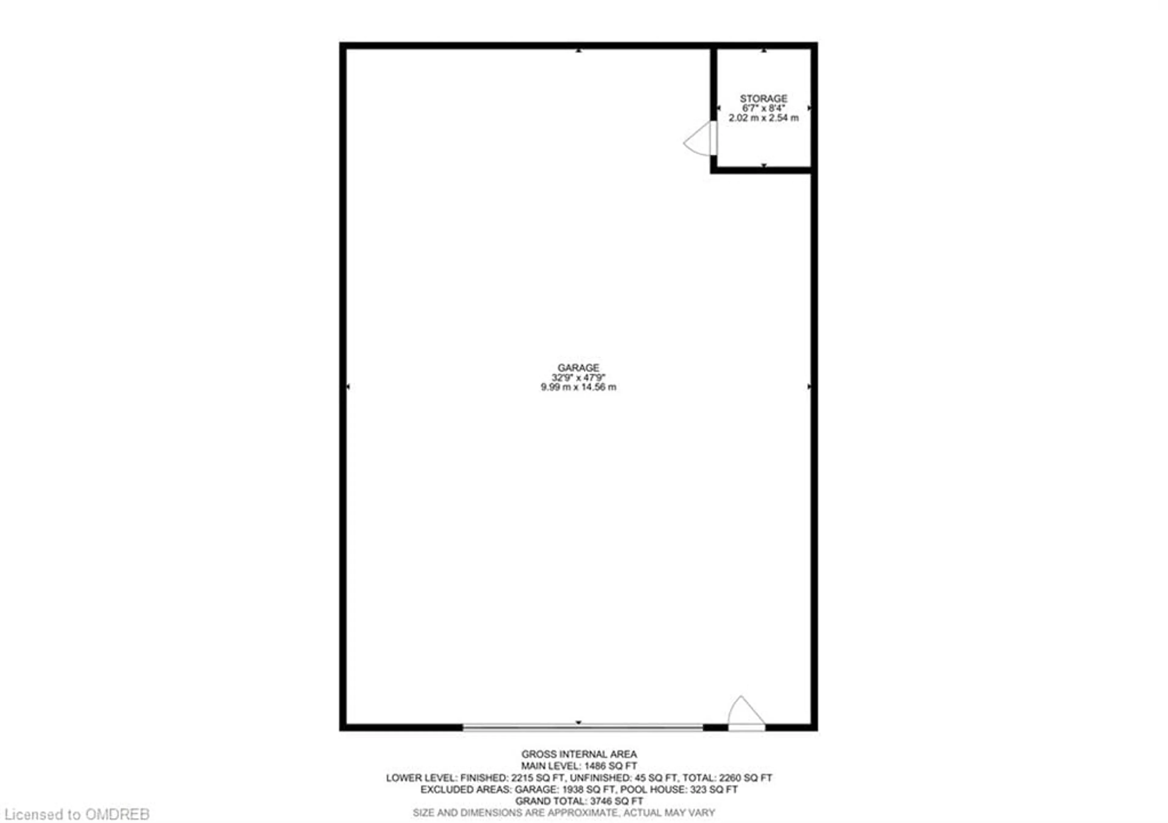 Floor plan for 5739 Sixth Line, Erin Ontario N0B 1Z0