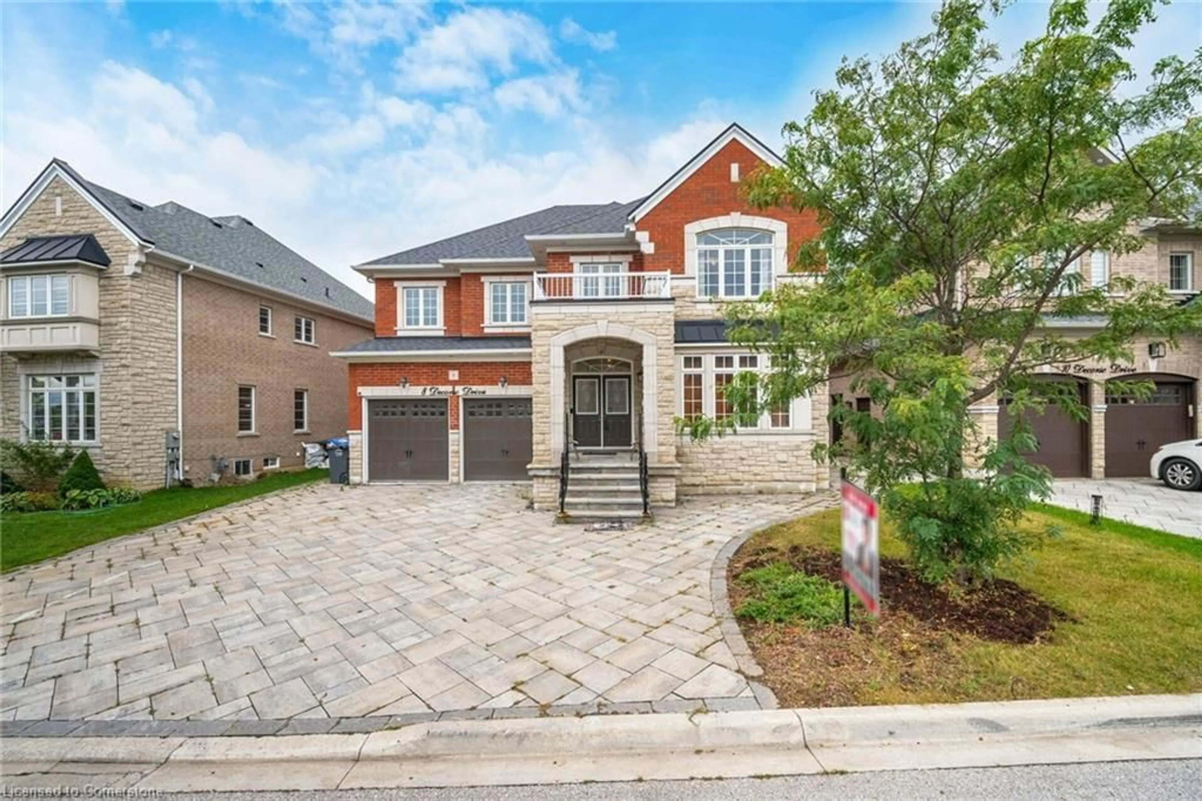 Home with brick exterior material for 8 Decorso Dr, Peel Ontario L6P 3T7