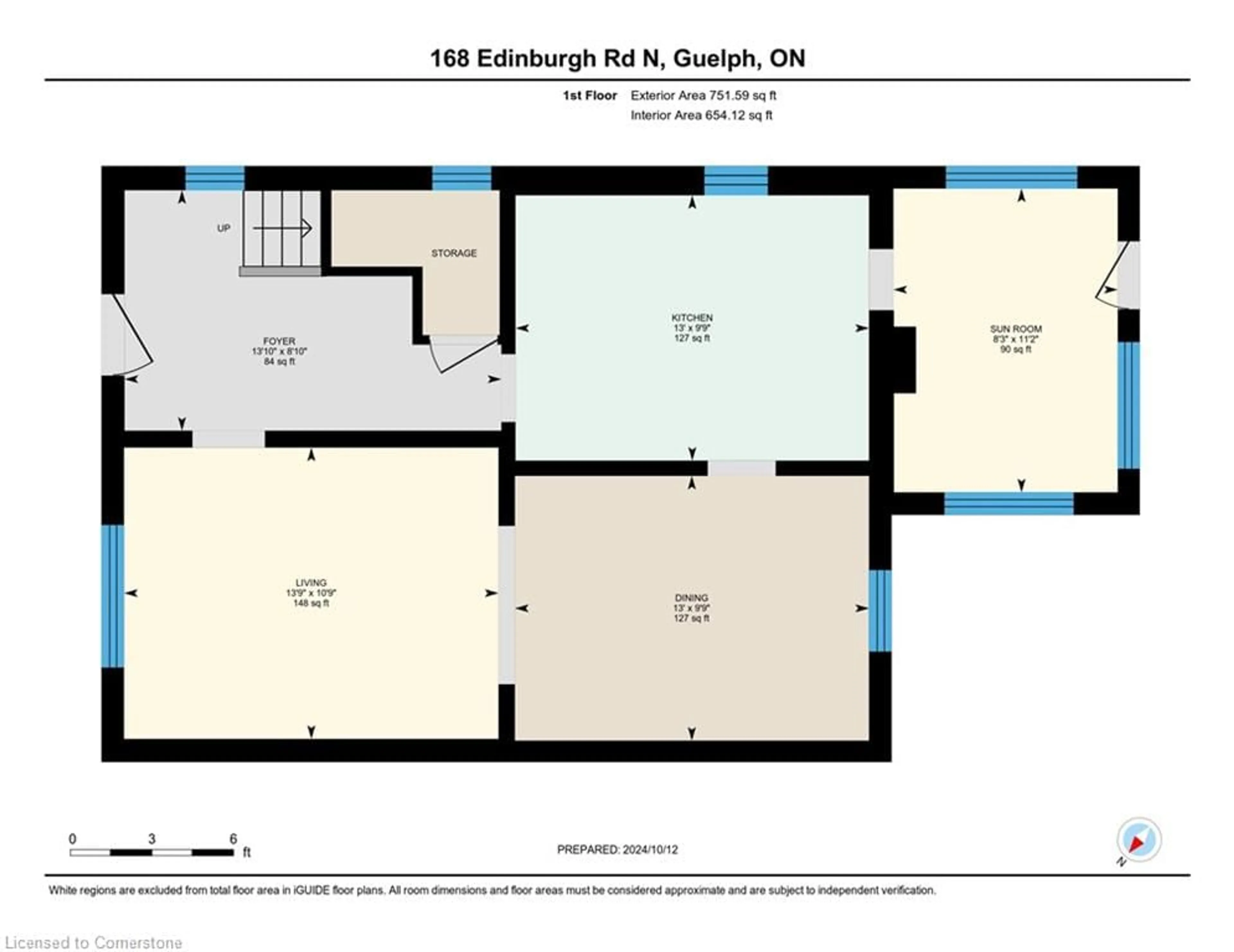 Floor plan for 168 Edinburgh Rd, Guelph Ontario N1H 5R5