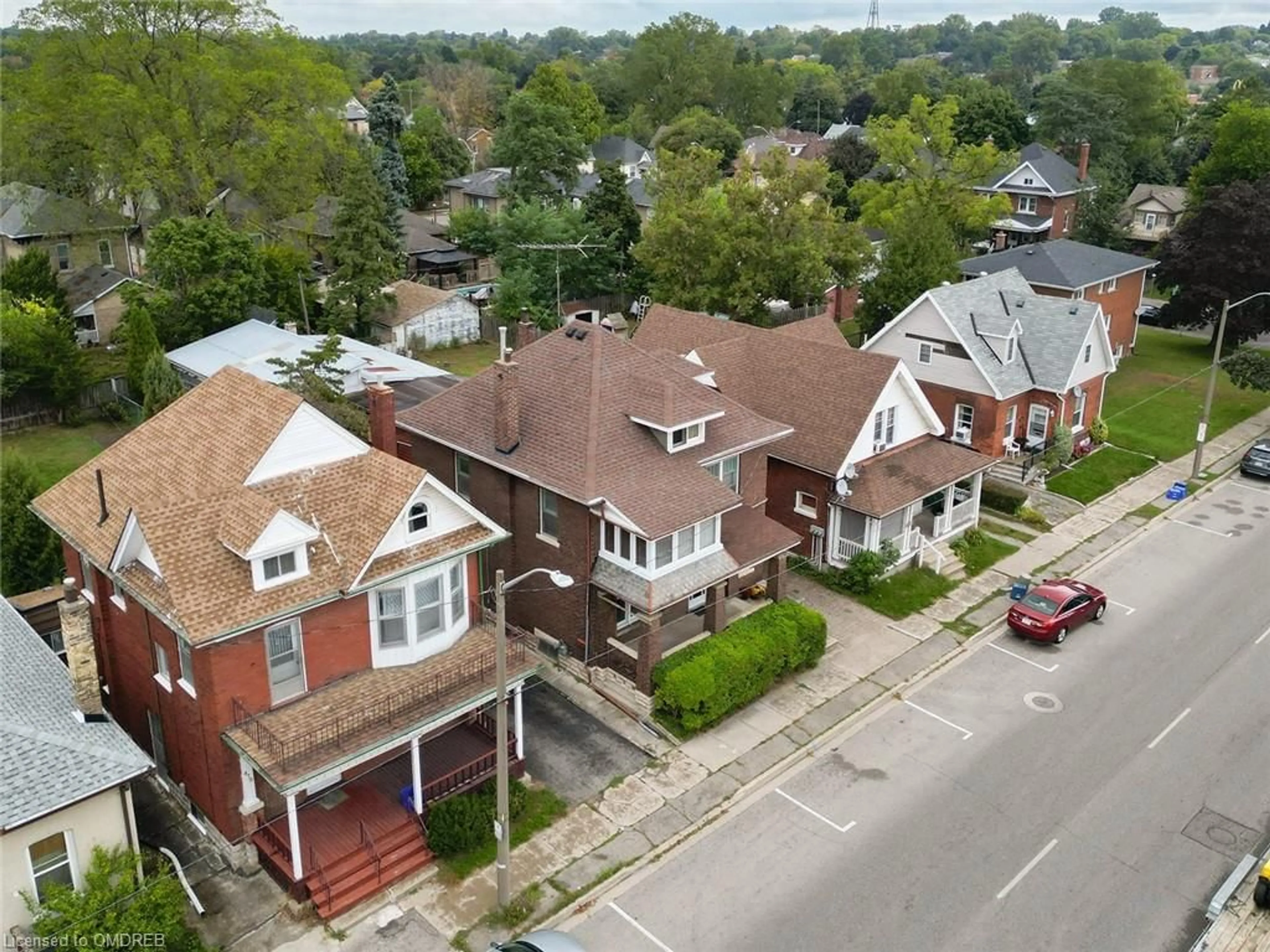 Frontside or backside of a home, the street view for 480 Colborne St, Brantford Ontario N3S 3P1