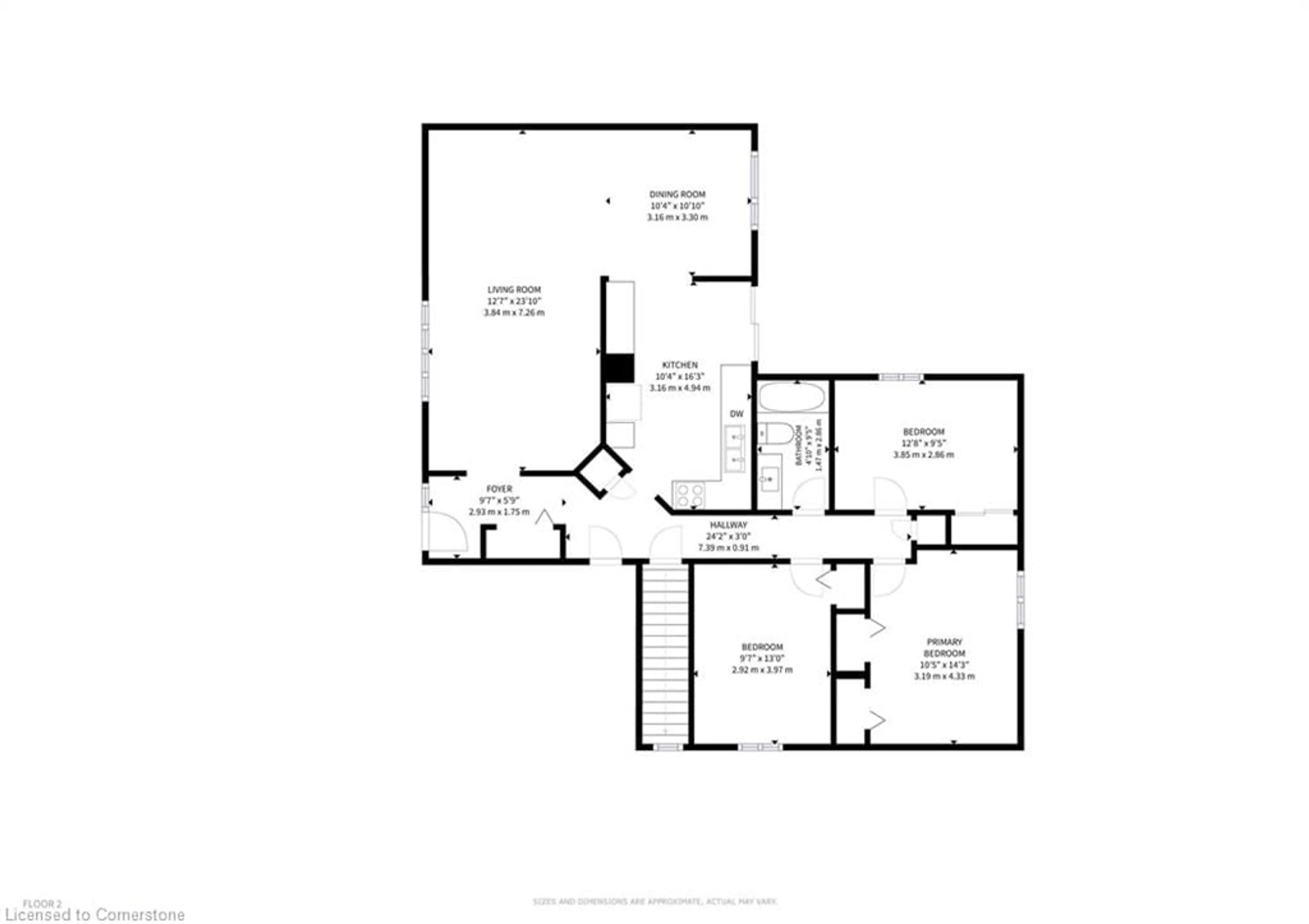 Floor plan for 93 Riverlea Rd, Cannington Ontario L0E 1E0