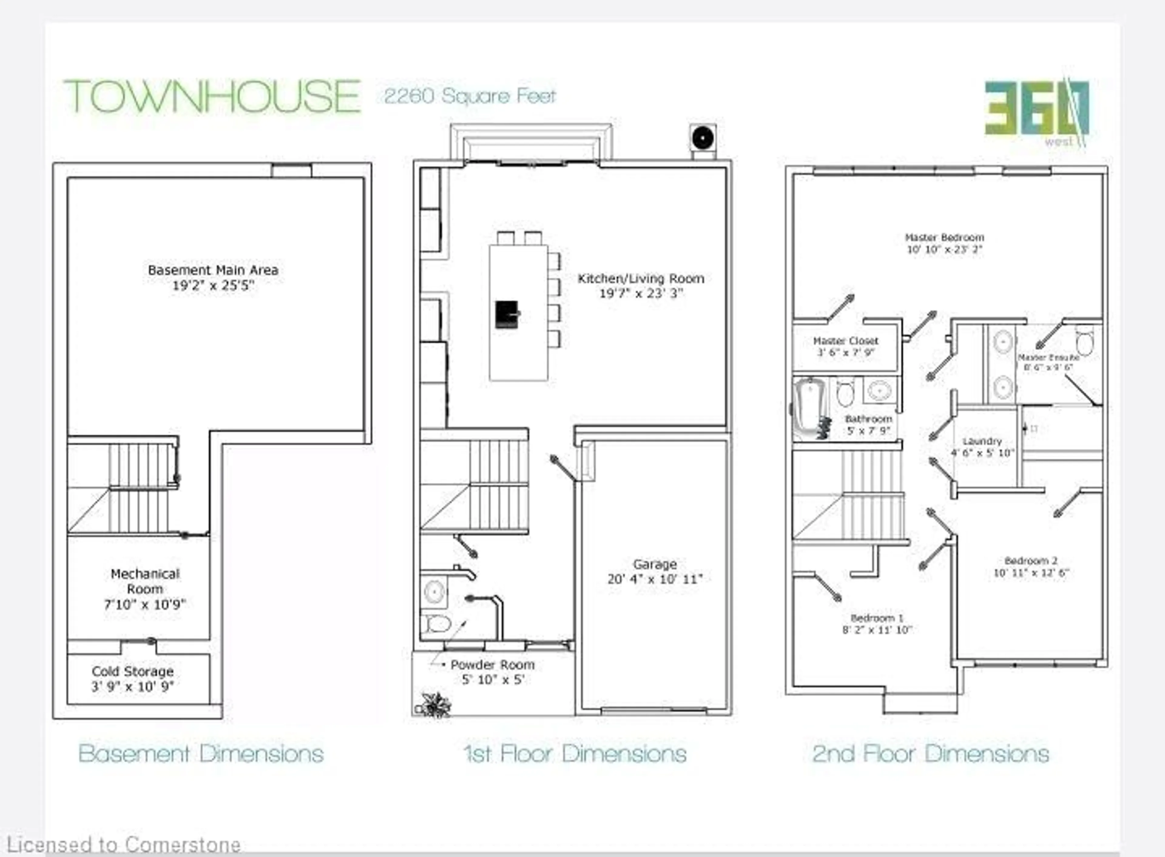 Floor plan for 361 Quarter Town Line #605, Tillsonburg Ontario N4G 0K2