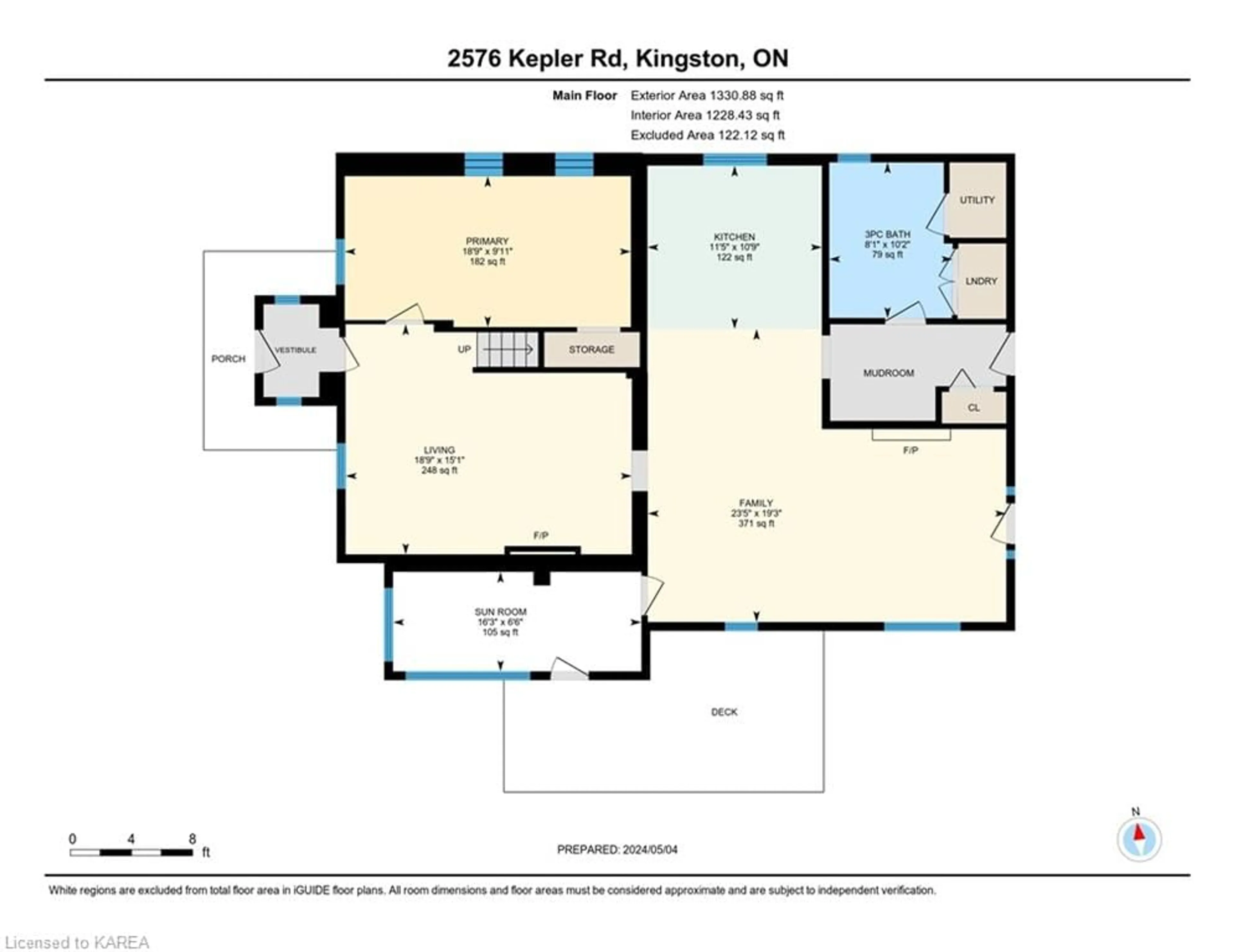 Floor plan for 2576 Kepler Rd, Elginburg Ontario K0H 1M0