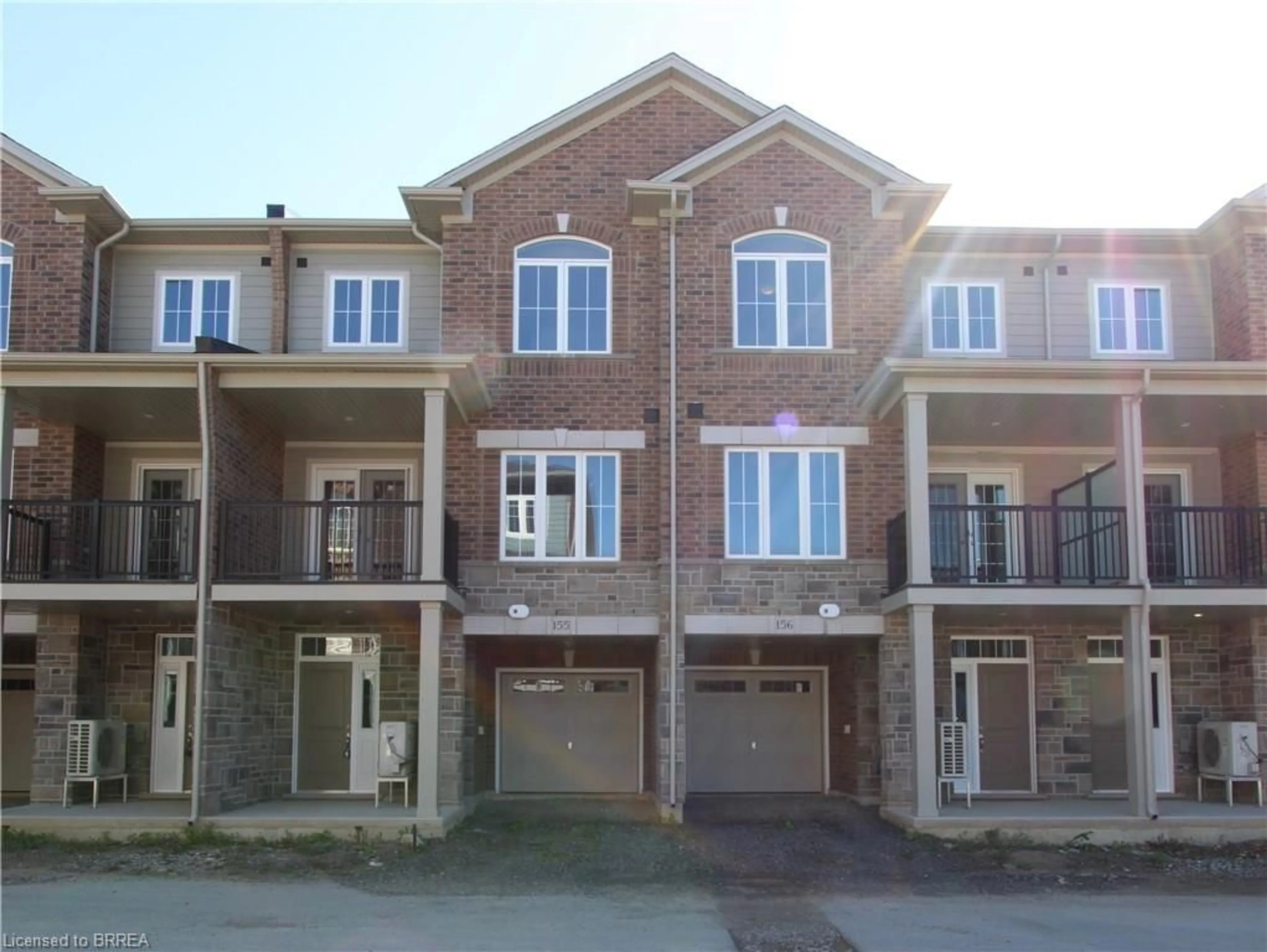 A pic from exterior of the house or condo, the front or back of building for 677 Park Rd #155, Brantford Ontario N3R 0C2