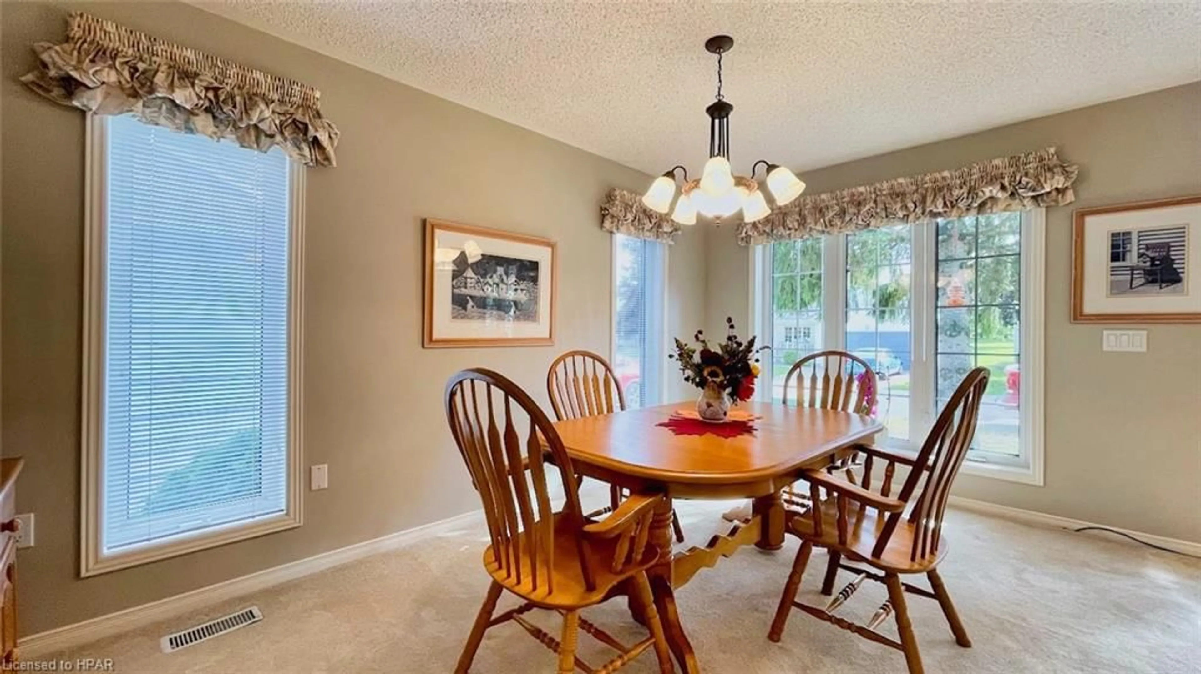 Dining room, wood floors, cottage for 123 Bristlecone Crt, Belwood Ontario N0B 1J0