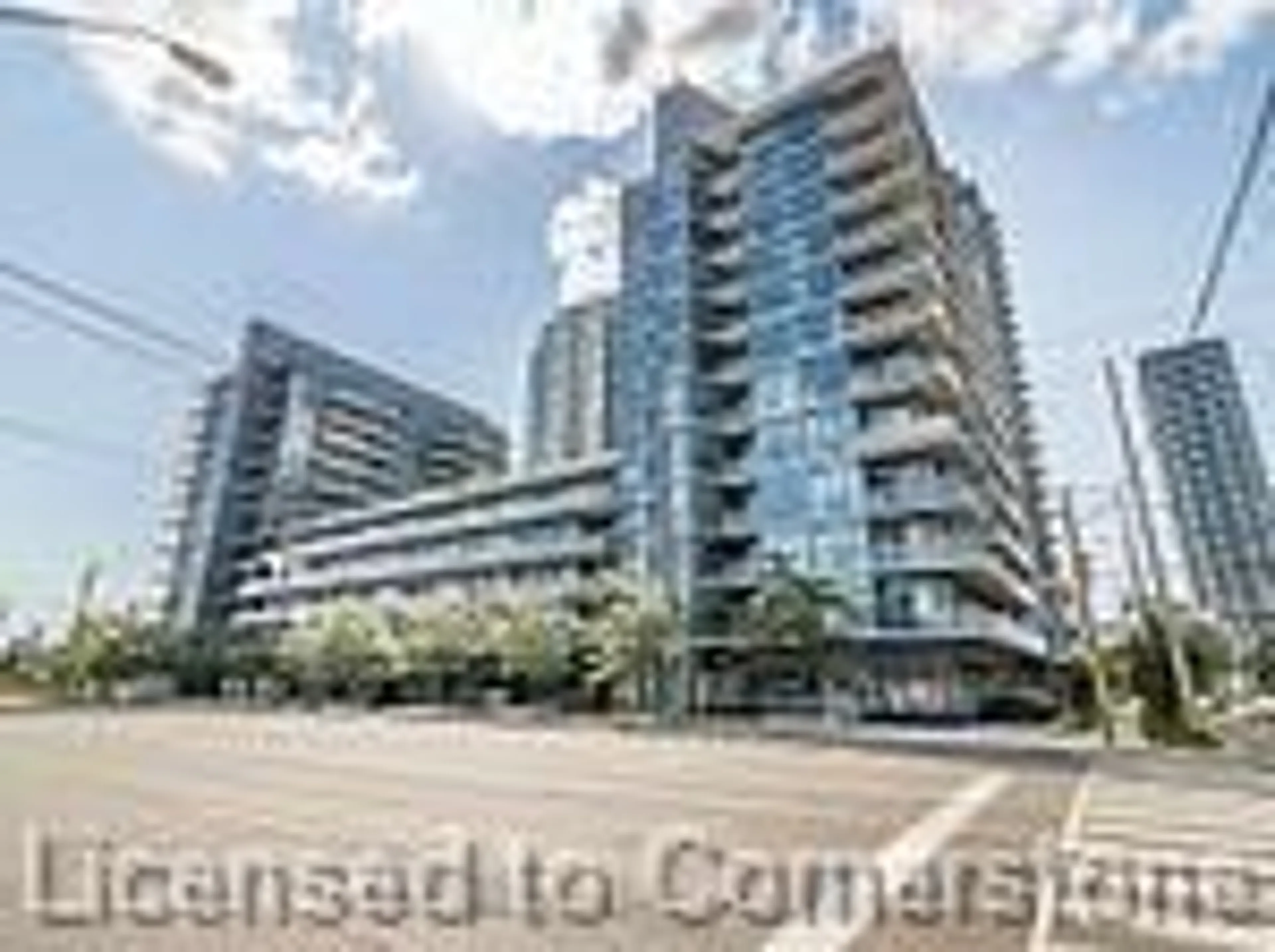 A pic from exterior of the house or condo, the street view for 1185 The Queensway #1008, Toronto Ontario M8Z 0C6