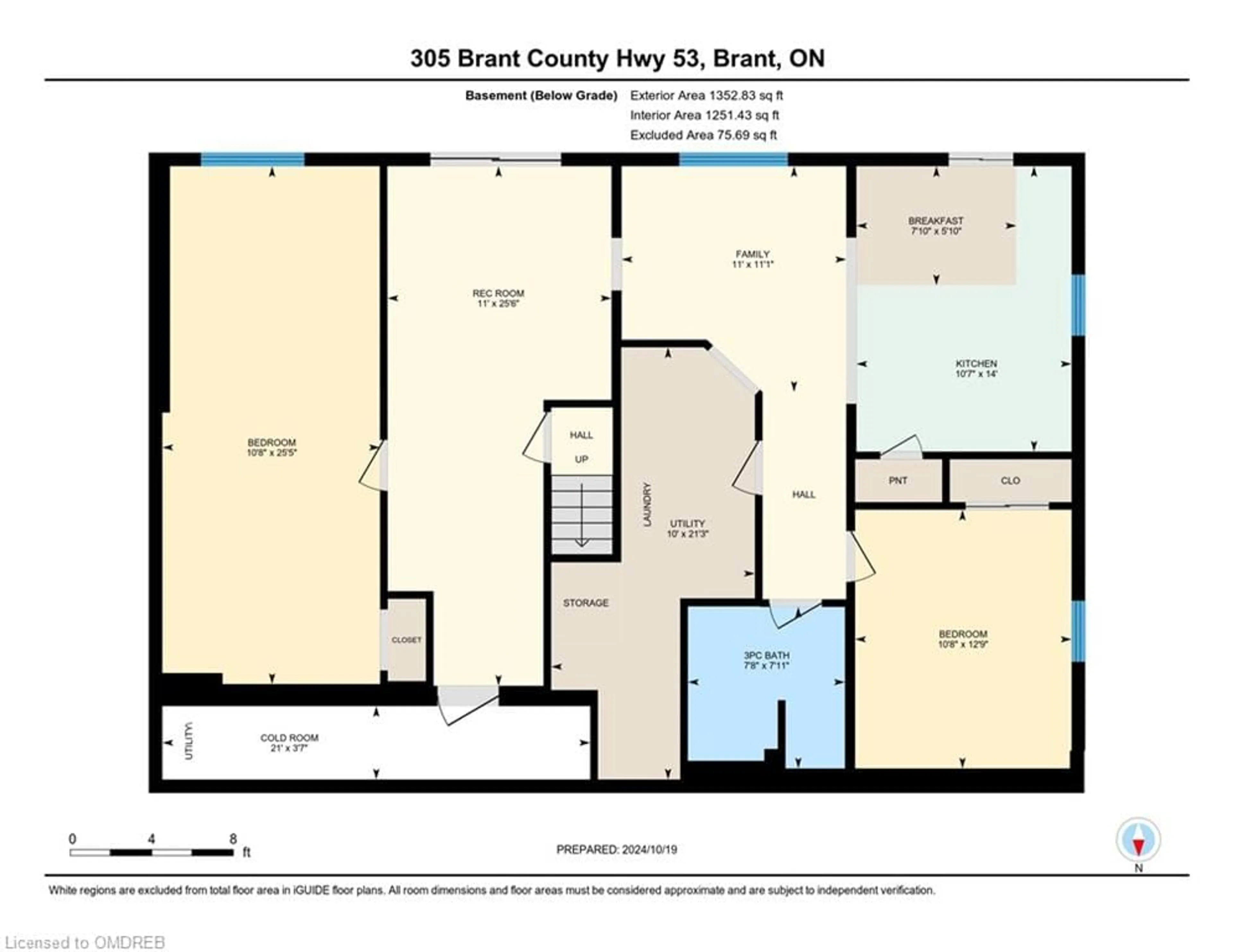 Floor plan for 305 Highway 53 Hwy, Burford Ontario N0E 1A0