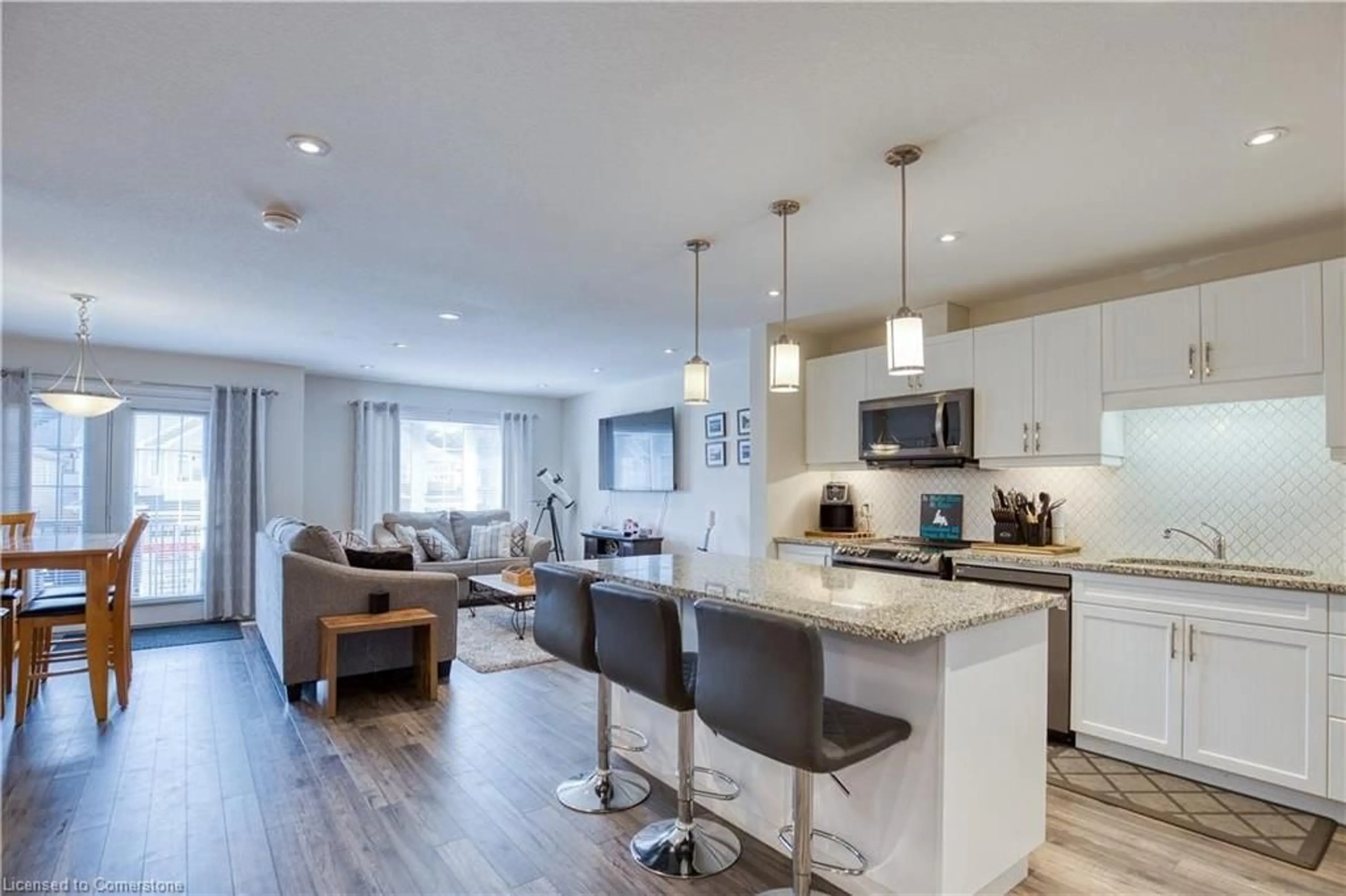 Open concept kitchen for 111 South Creek Dr #41, Kitchener Ontario N2P 0H2