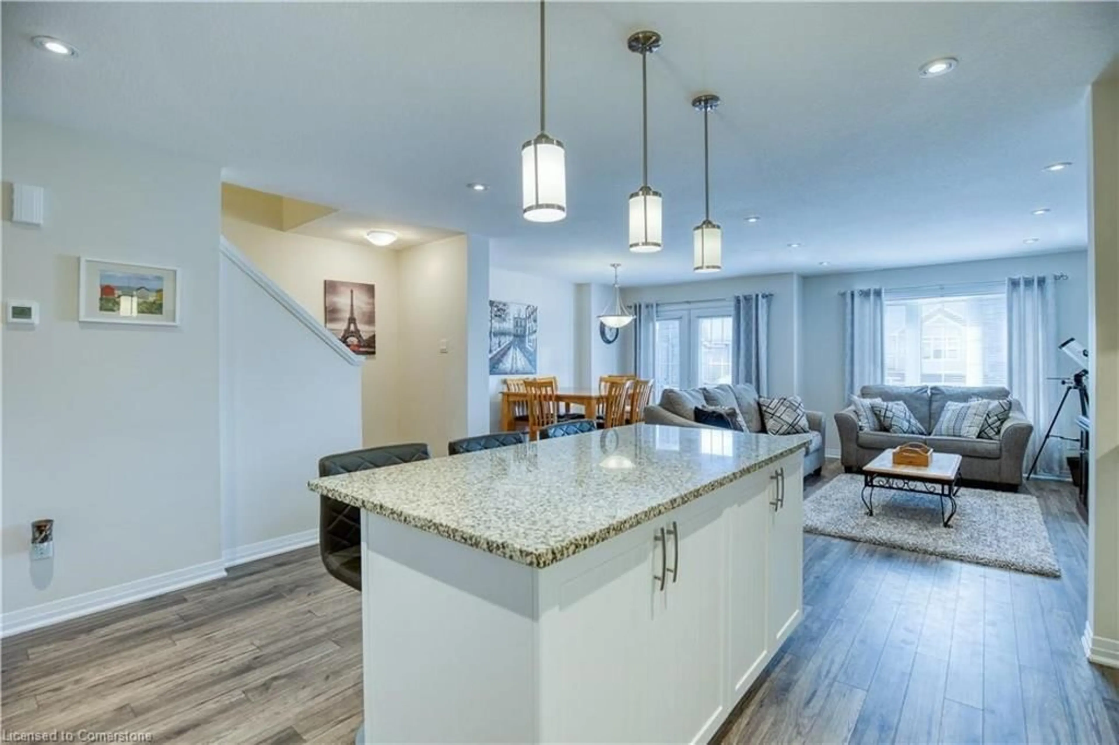 Open concept kitchen for 111 South Creek Dr #41, Kitchener Ontario N2P 0H2