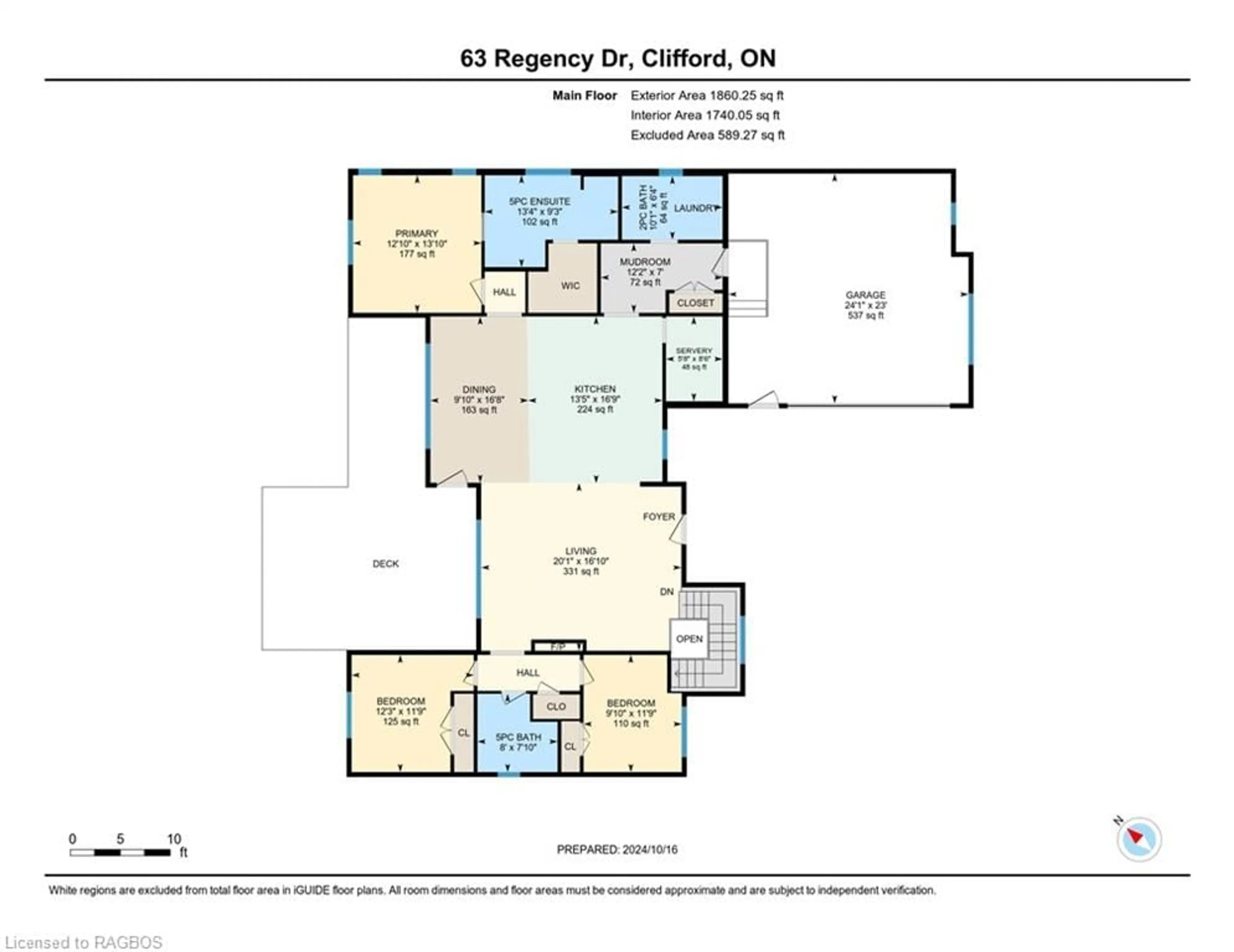 Floor plan for 63 Regency Dr, Clifford Ontario N0G 1M0