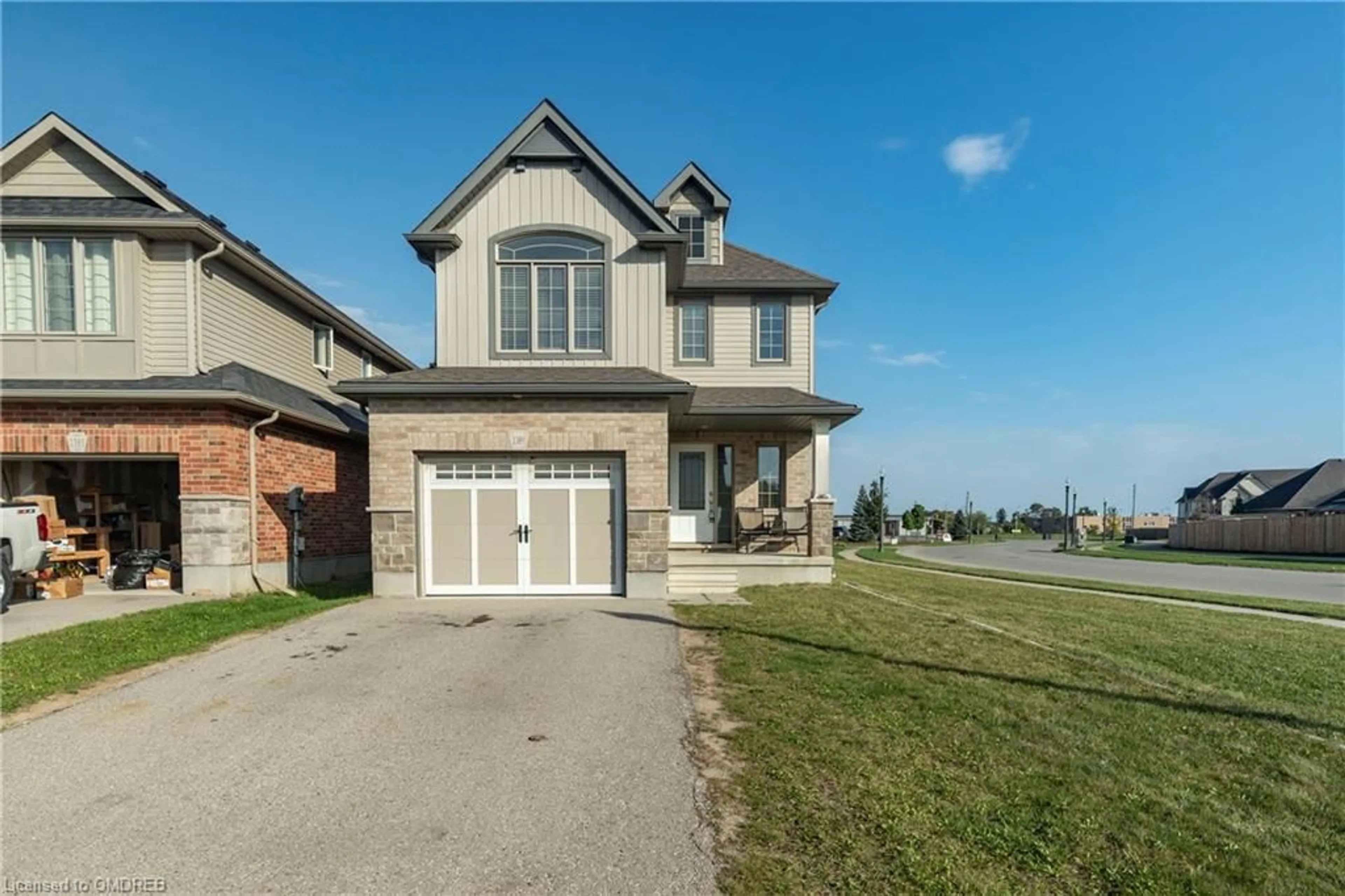 Frontside or backside of a home, the street view for 1389 Caen Ave, Woodstock Ontario L4T 0J3