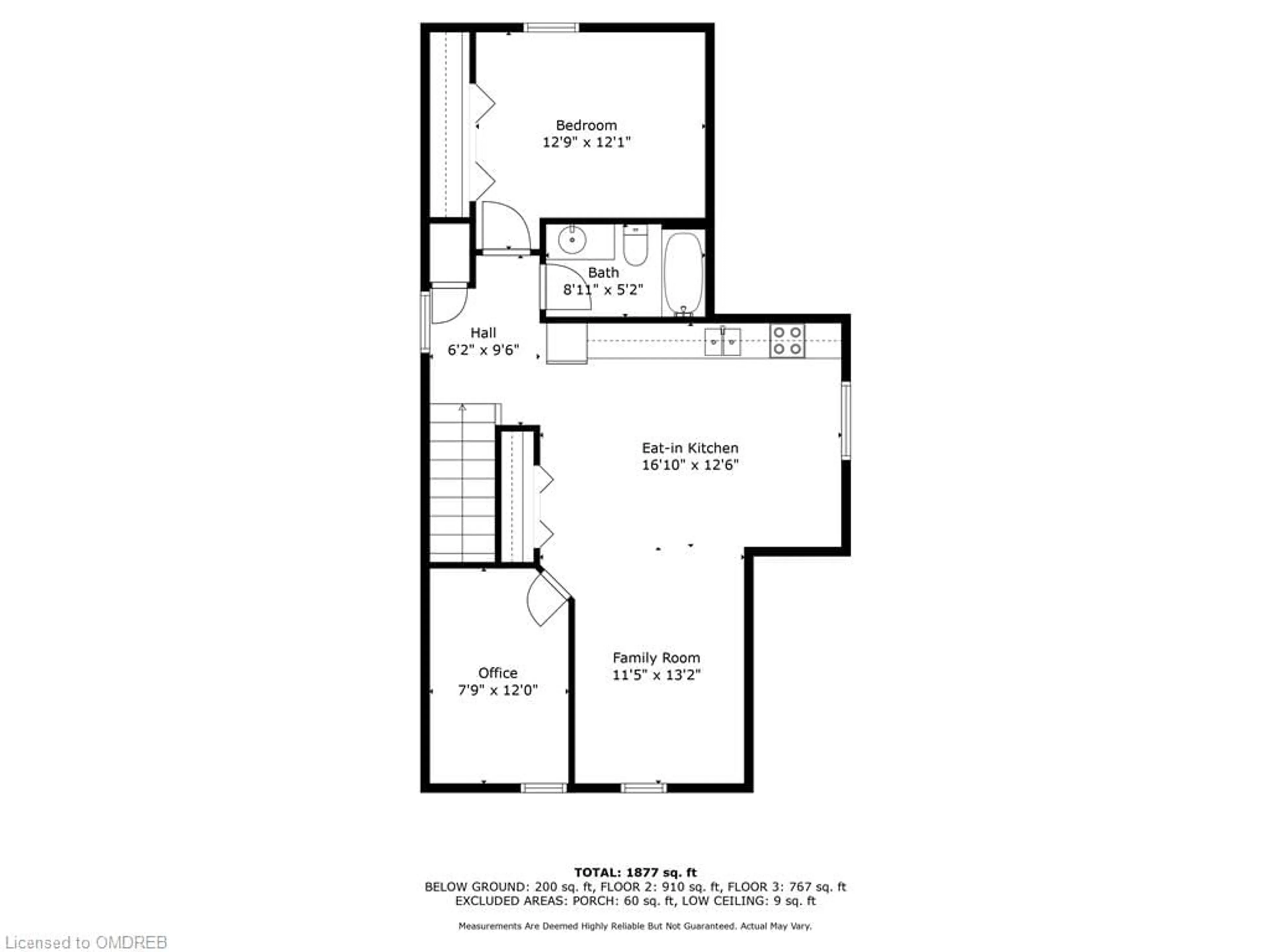 Floor plan for 1 Terrace Hill St, Brantford Ontario N3R 1E8