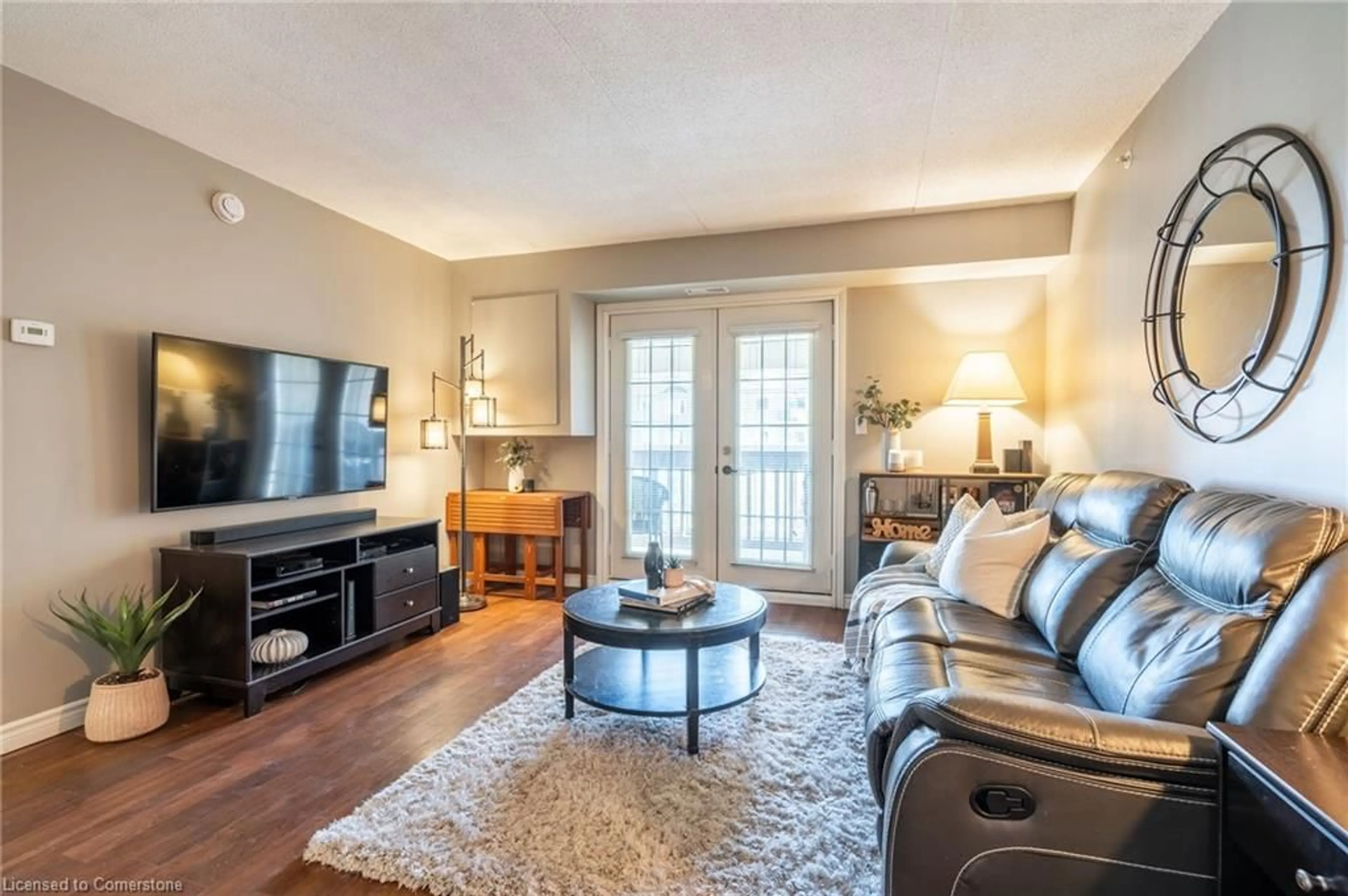 Living room, wood floors for 4015 Kilmer Dr #308, Burlington Ontario L7M 4M4