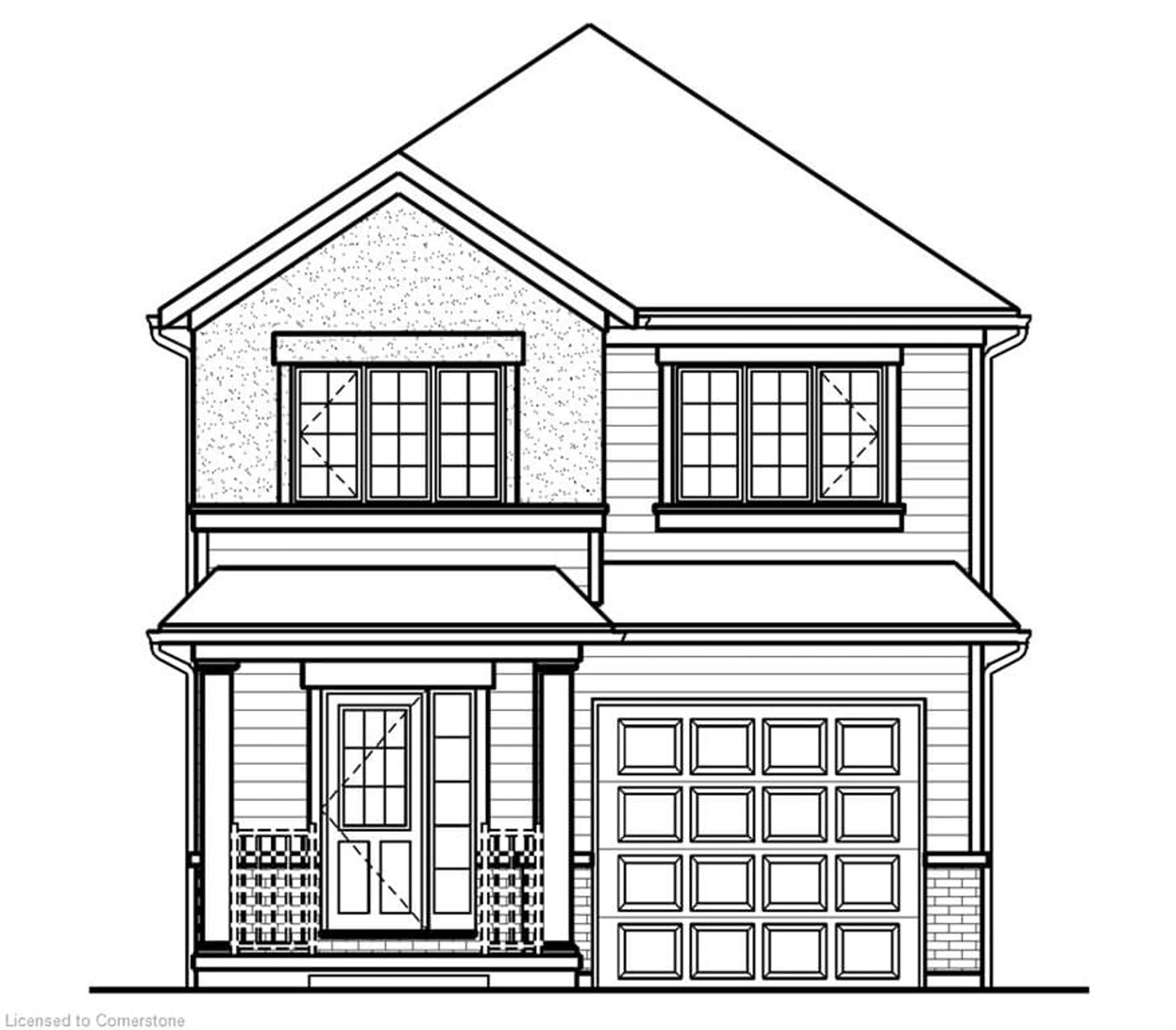 Frontside or backside of a home, cottage for 38 Pine Warbler St #Lot 0027, Kitchener Ontario N2P 0K7