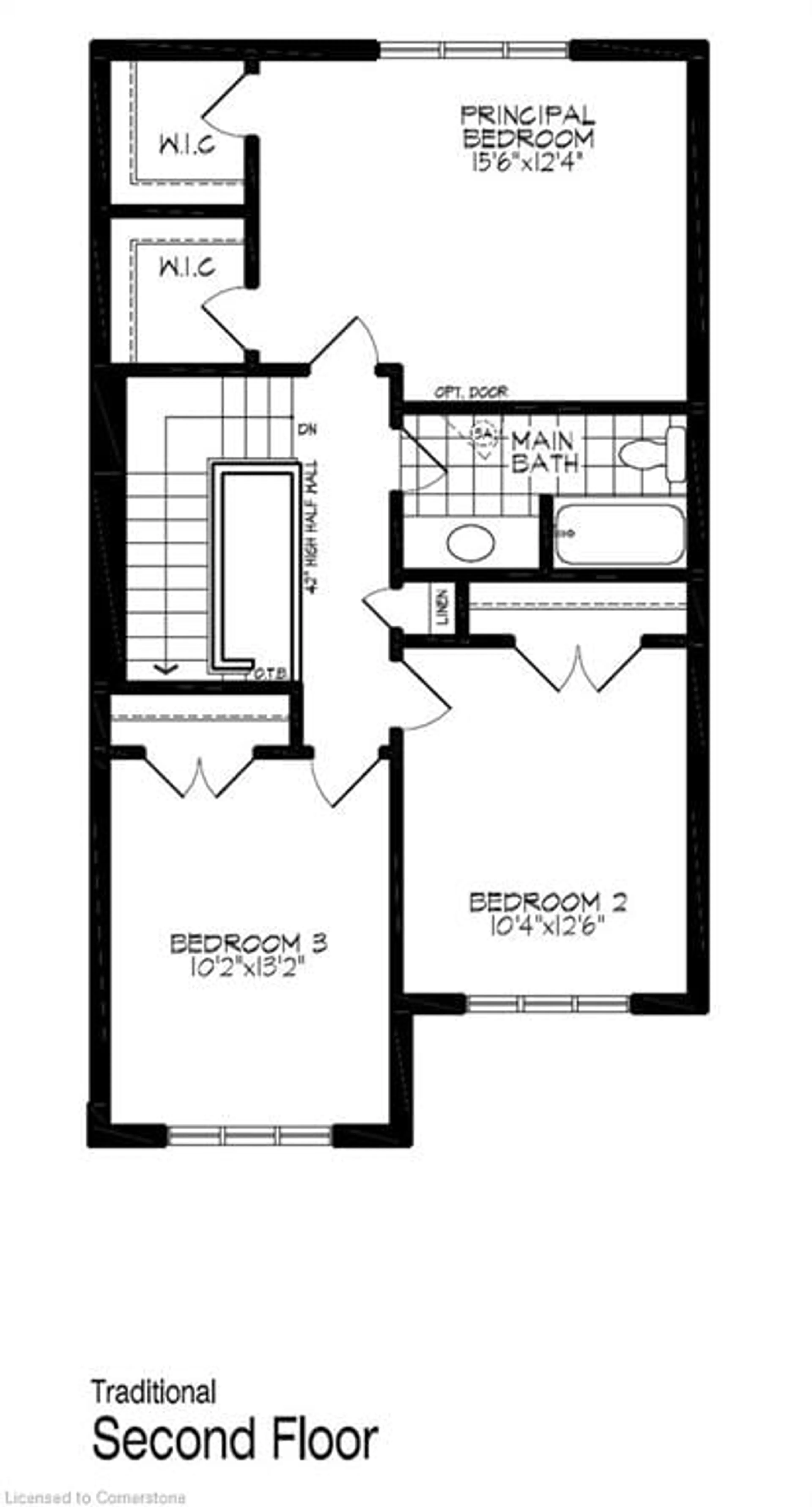 Floor plan for 38 Pine Warbler St #Lot 0027, Kitchener Ontario N2P 0K7