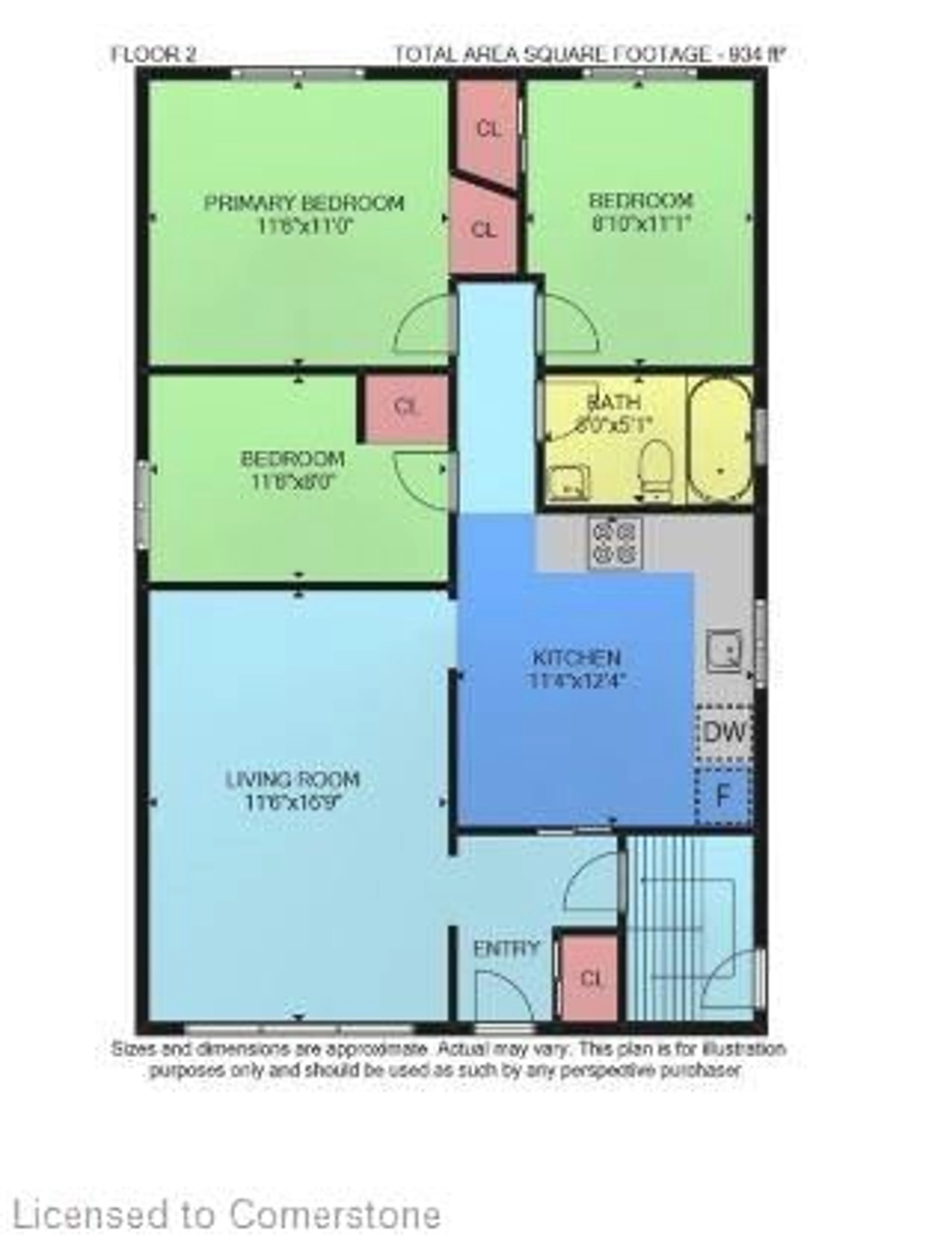 Floor plan for 77 Blackwood Cres, Hamilton Ontario L8S 3H6