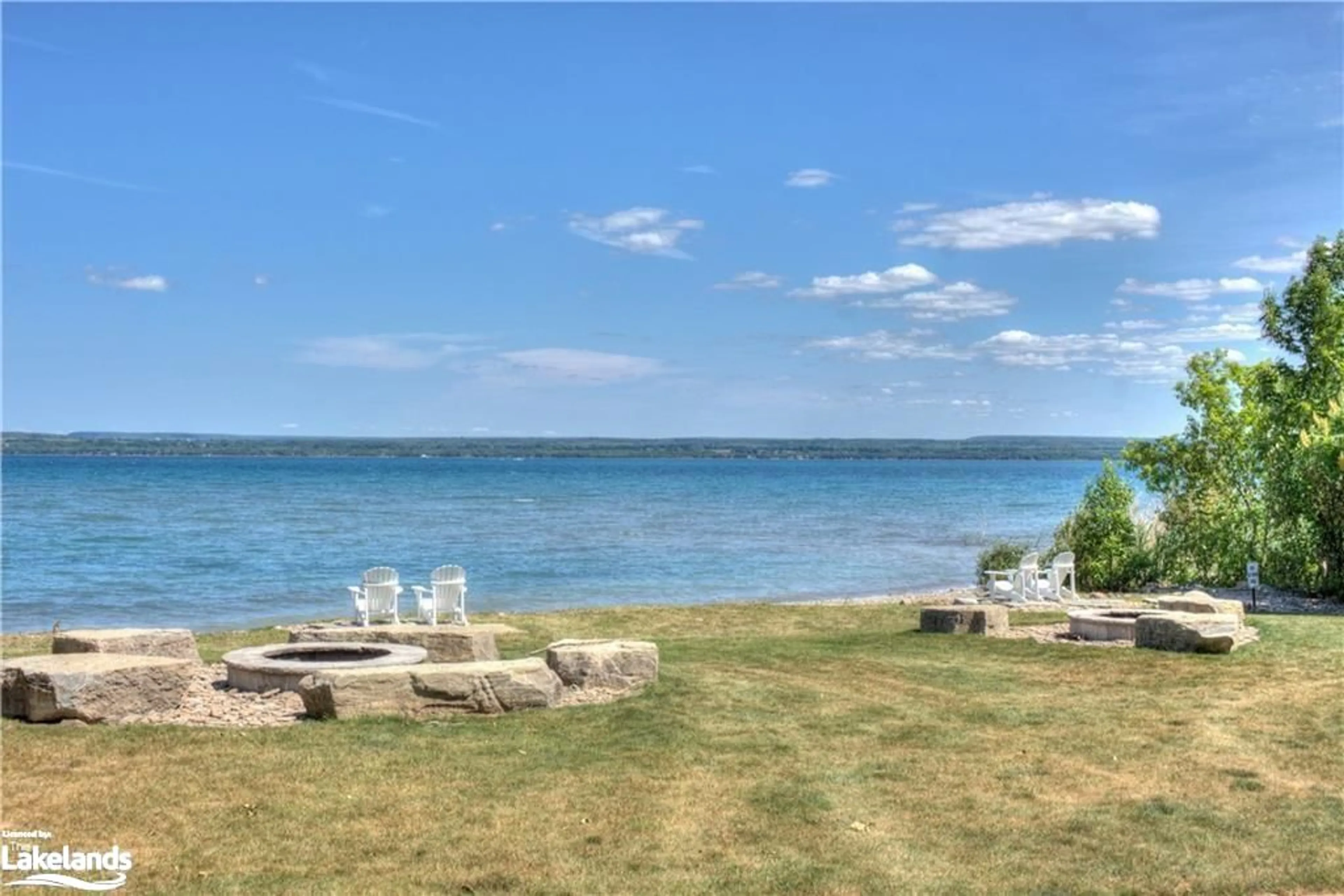 Patio, the view of lake or river for UNIT 10 Telford Trail, Georgian Bluffs Ontario N0H 1S0