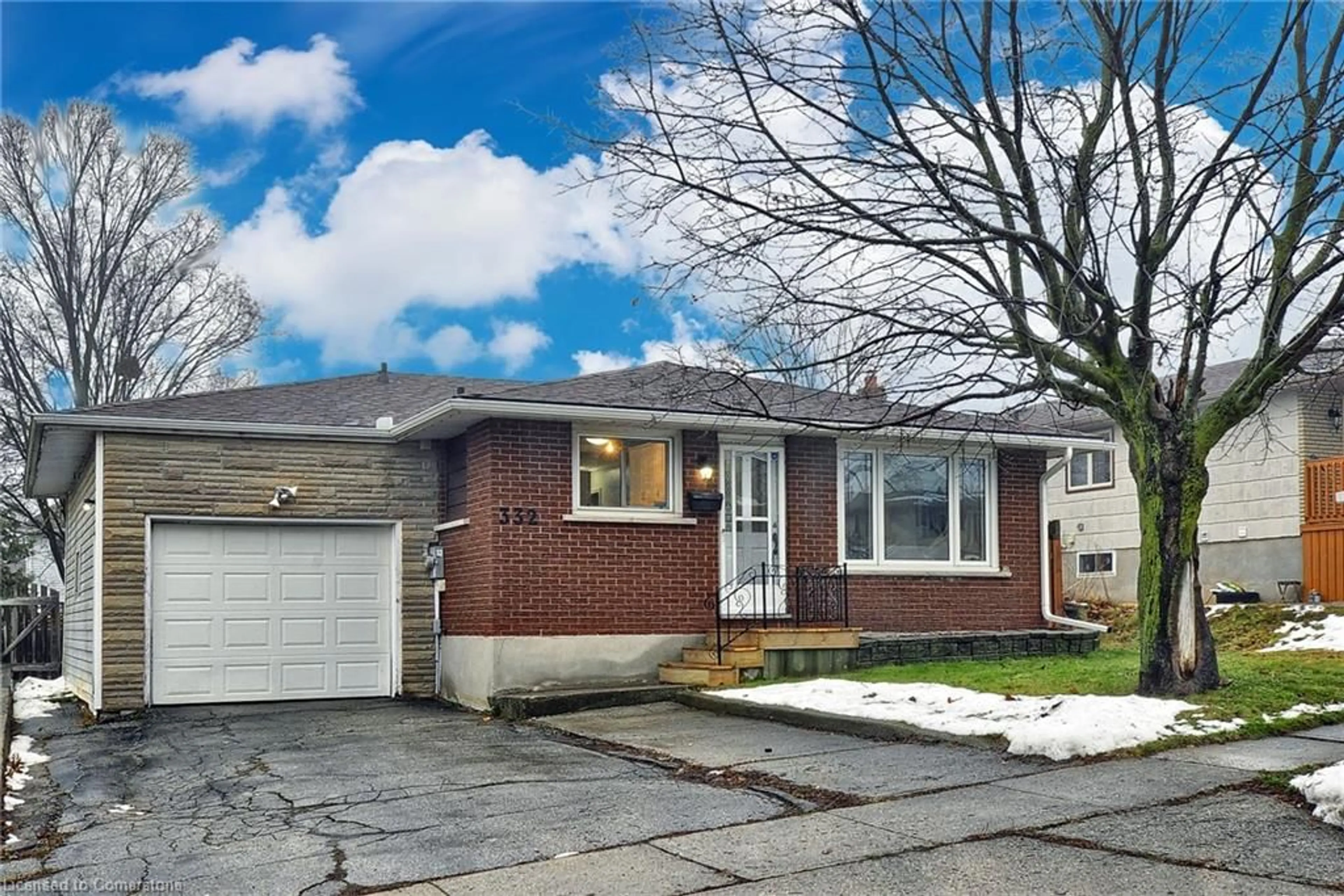 Home with brick exterior material, street for 332 Grand Ridge Dr, Cambridge Ontario N1S 3Z9